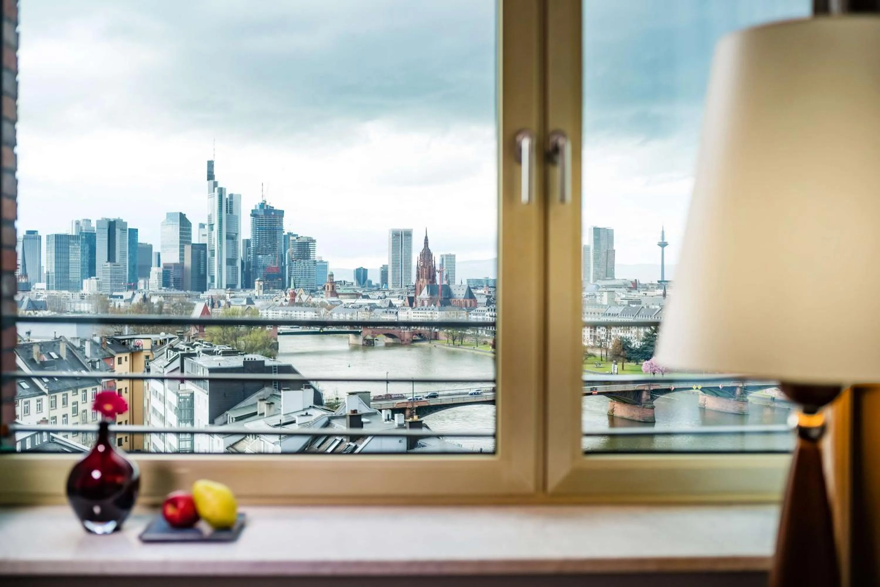 One-Bedroom Suite with Skyline View in Lindner Hotel Frankfurt Main Plaza, part of JdV by Hyatt