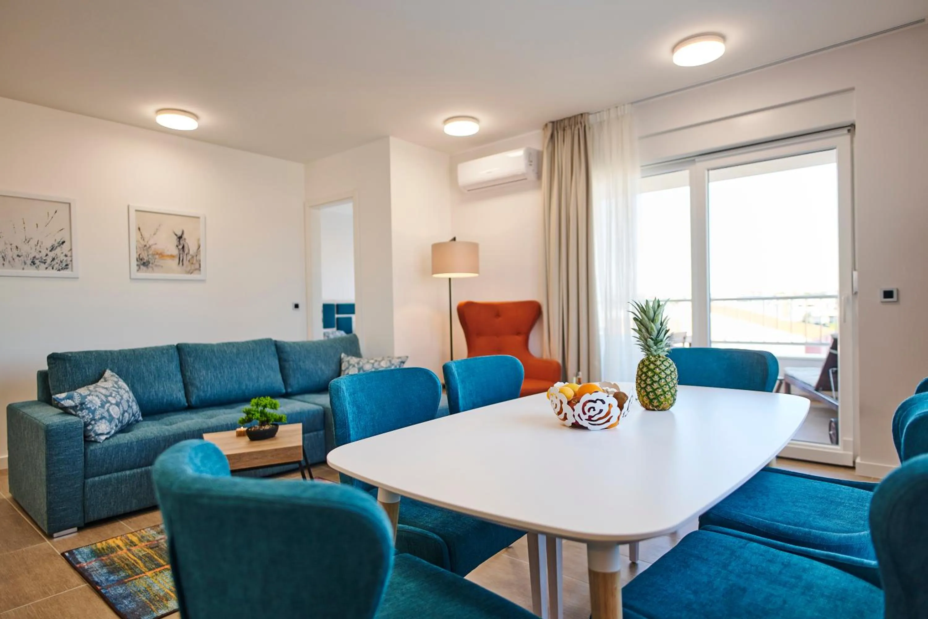 Two-Bedroom Apartment with Balcony in Arancini Residence