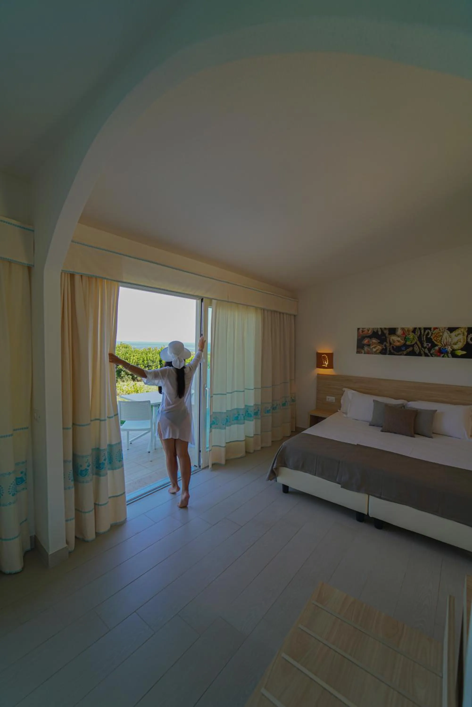 Superior Triple Room with Sea View in GH Santina Resort & SPA
