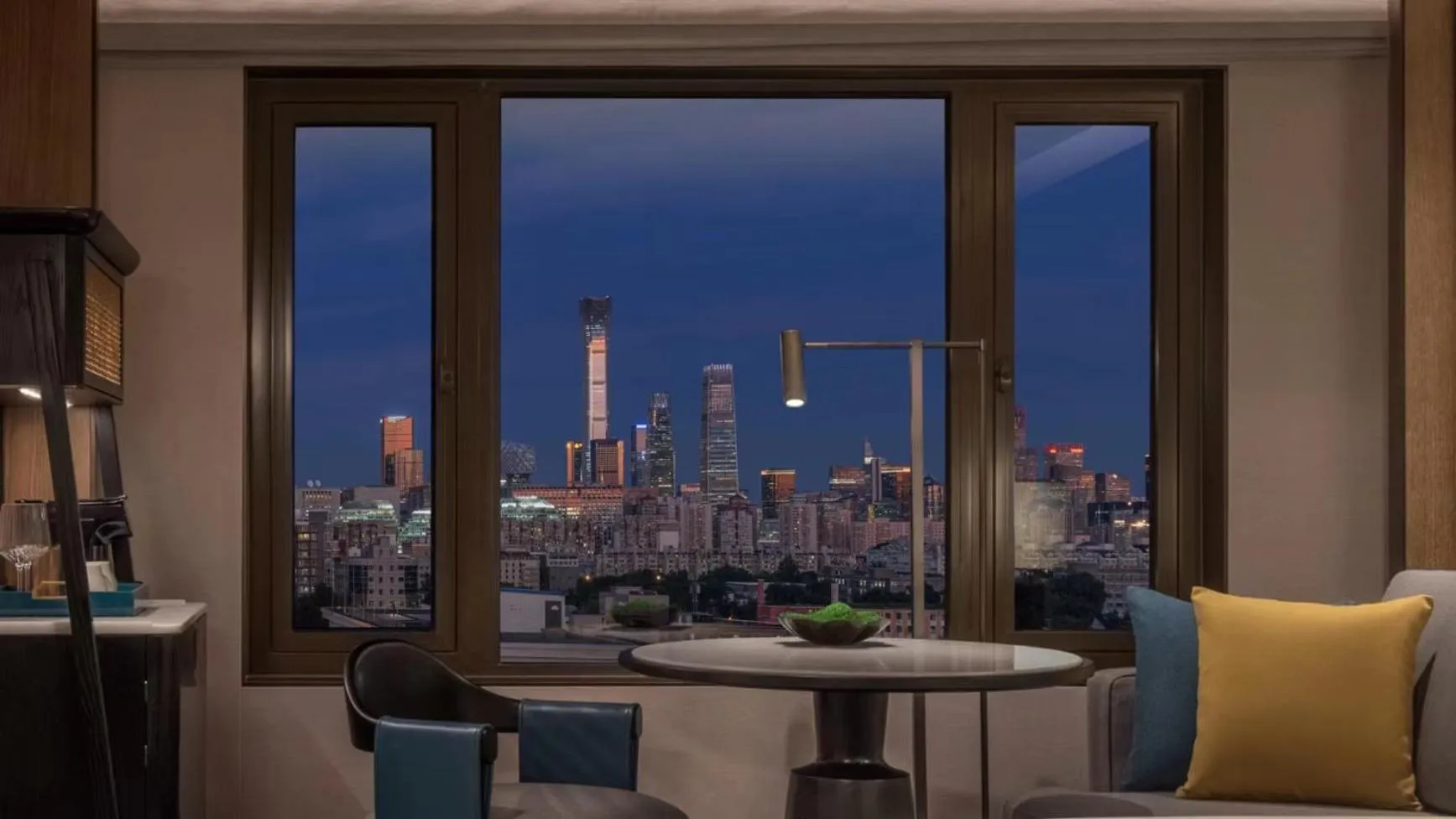 City View Twin Room in Empark Prime Hotel Beijing Wangfujing