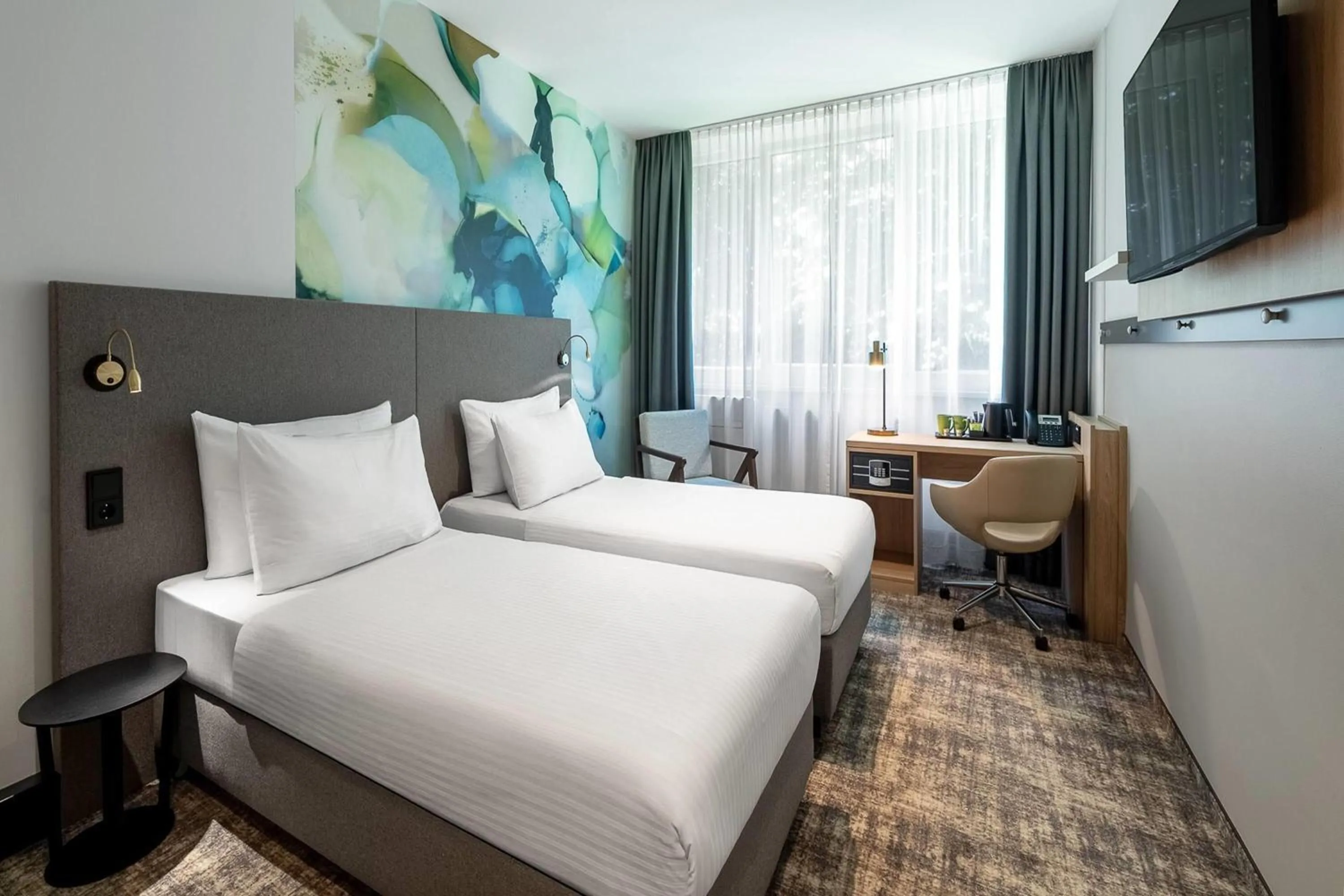 Standard Twin Room - single occupancy - Non-Smoking  in Wyndham Garden Munich Messe