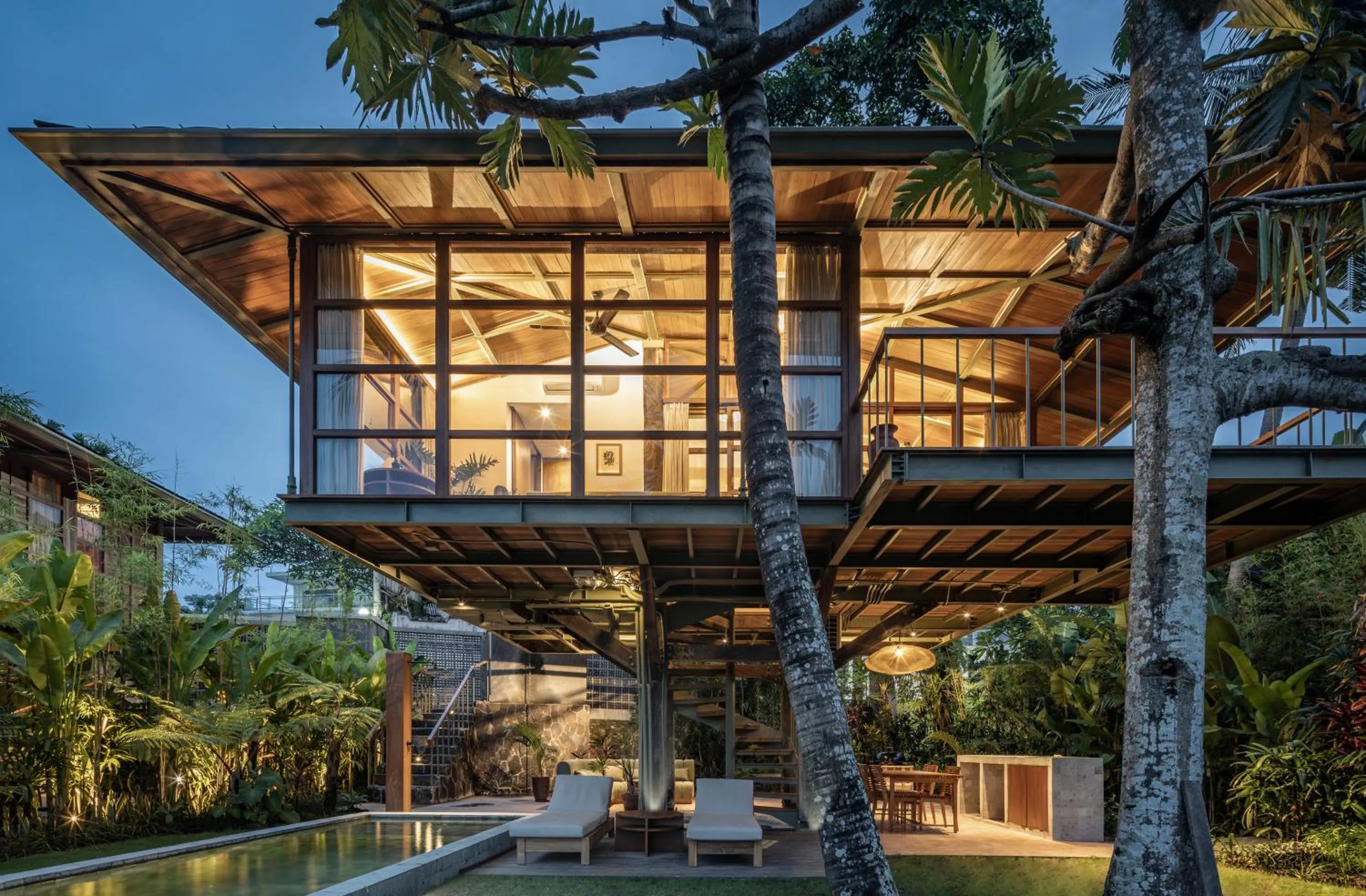 Treehouse Suite with Private pool in Grün Canggu Garden