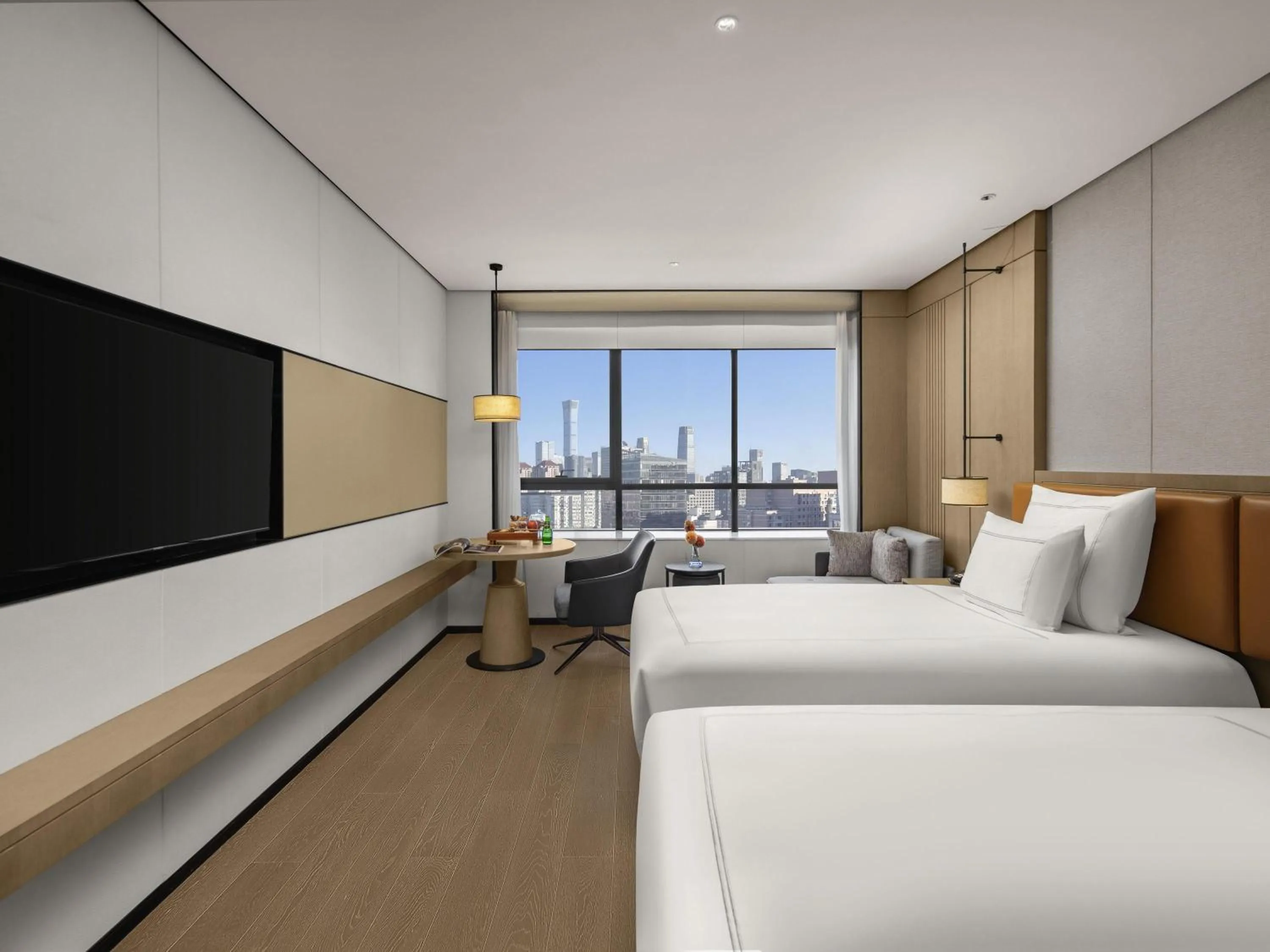 Swiss Executive Twin Room with Lounge Access - High Floor in Swissotel Beijing Hong Kong Macau Center - 1 min to subway