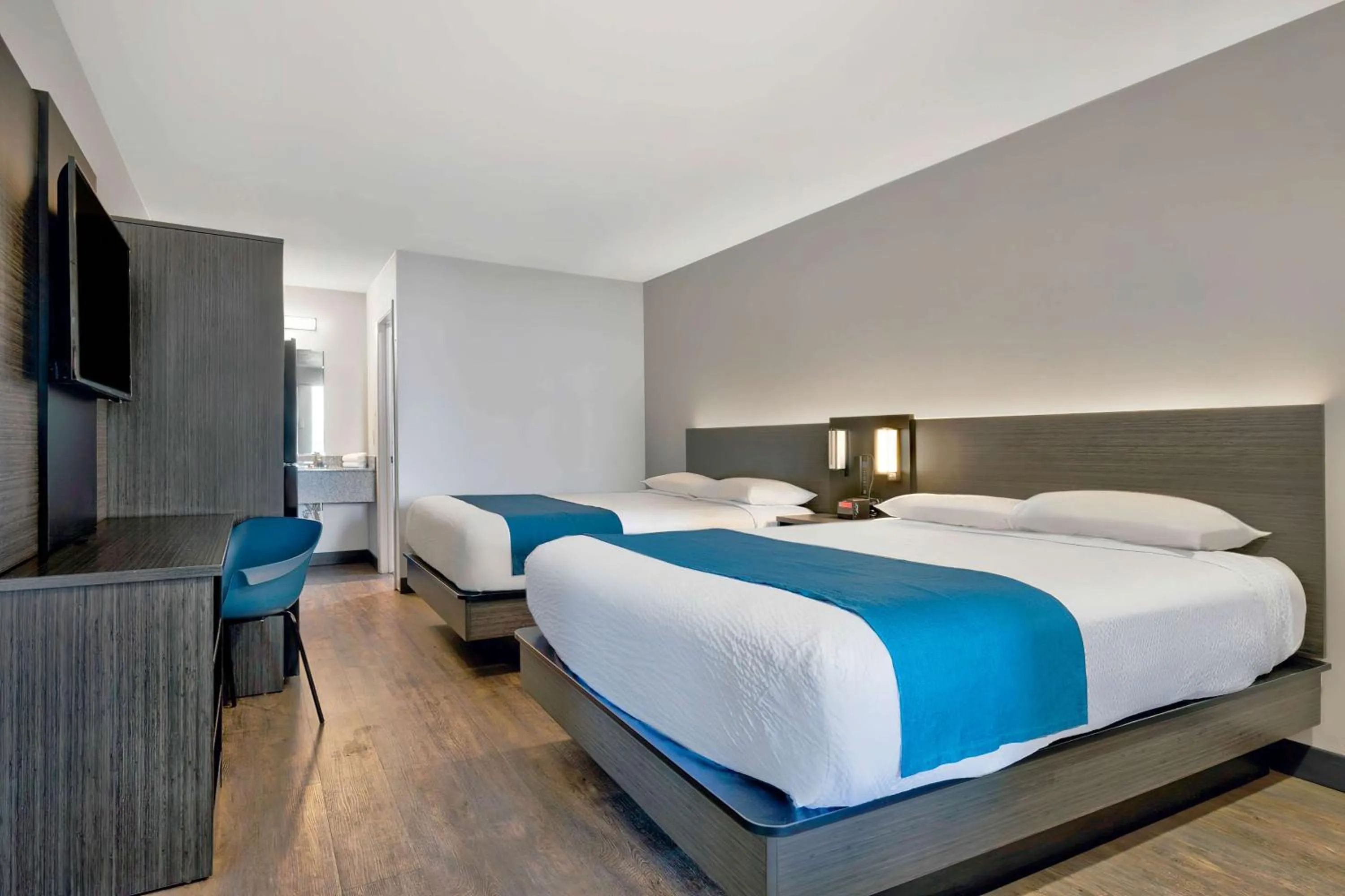 Queen Room with Two Queen Beds - single occupancy - Disability Access - Non-Smoking in Studio 6 Waco TX - Downtown - Baylor