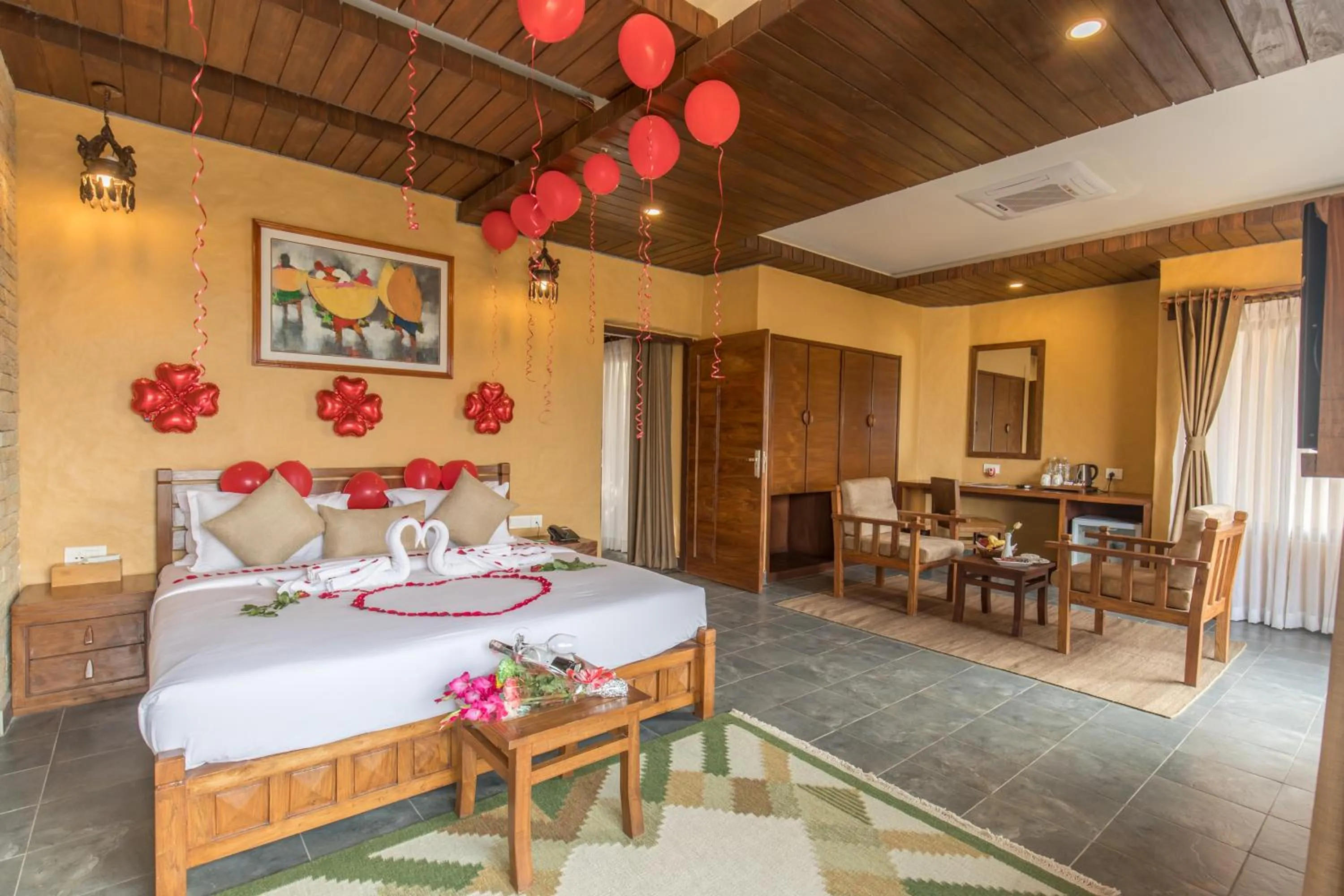 King Suite - single occupancy in Bar Peepal Resort