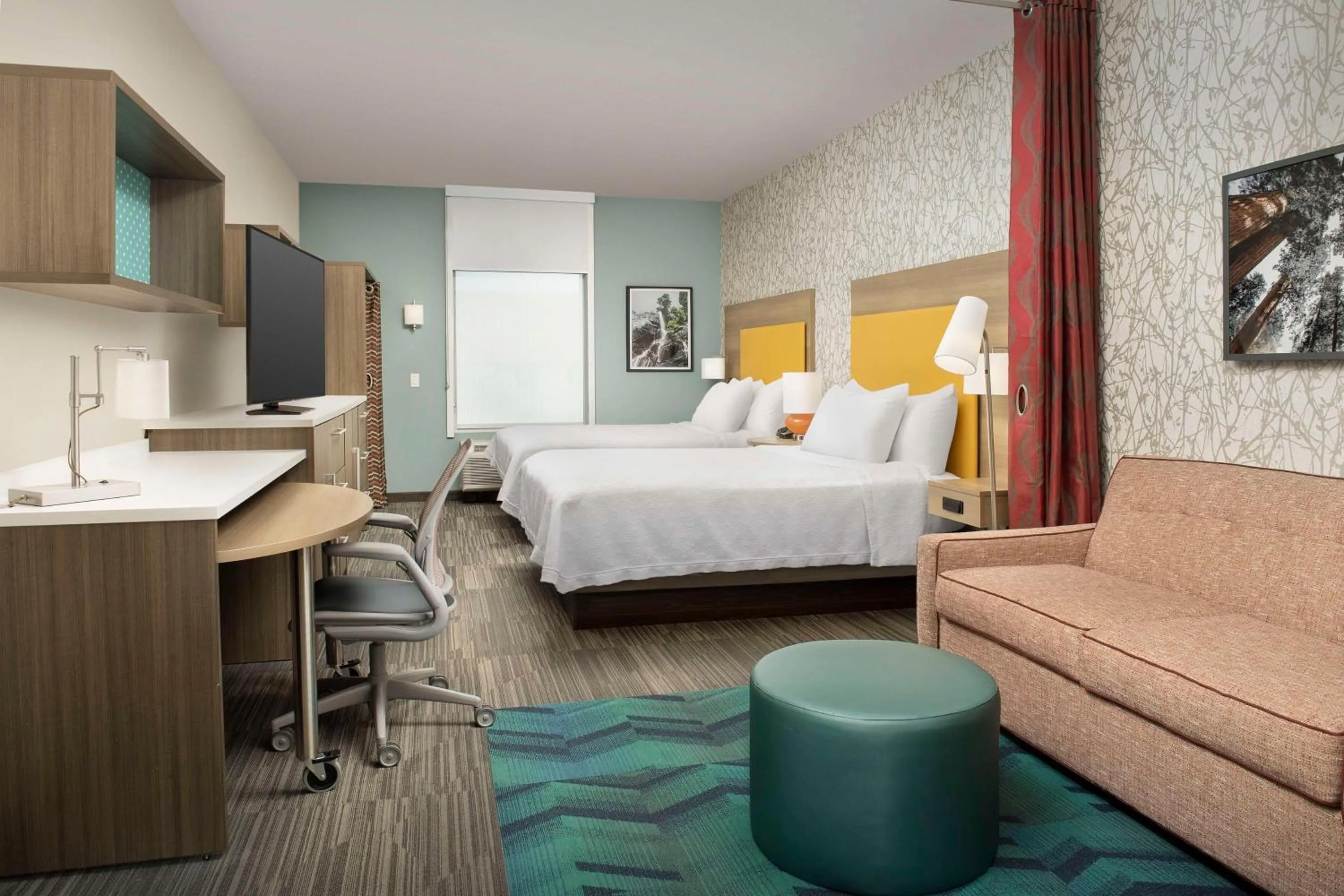 Studio Suite with Two Queen Beds - Hearing Access/Non-Smoking in Home2 Suites By Hilton Clovis Fresno Airport