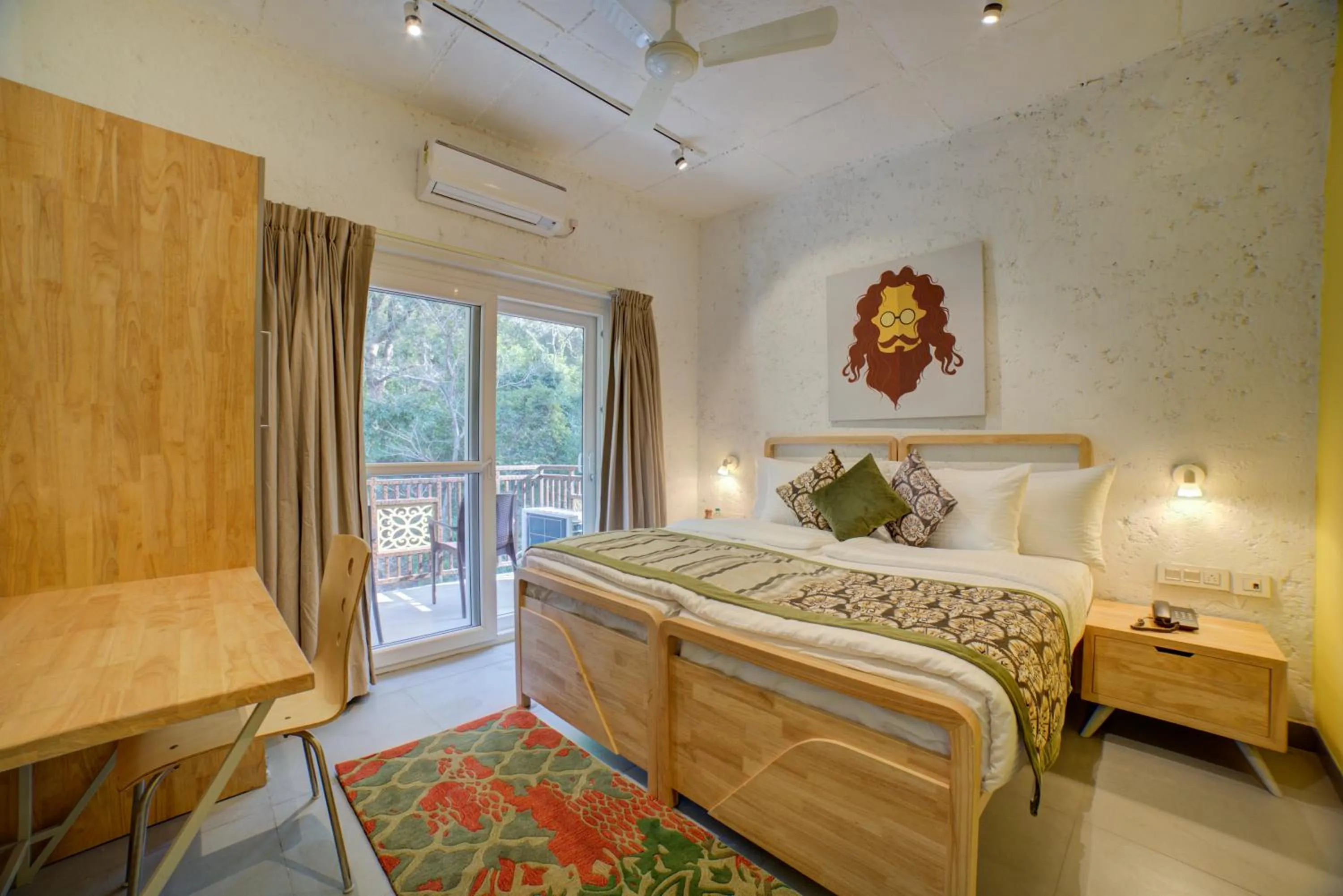 Deluxe Room Forest Facing in Bedzzz Rishikesh by Leisure Hotels