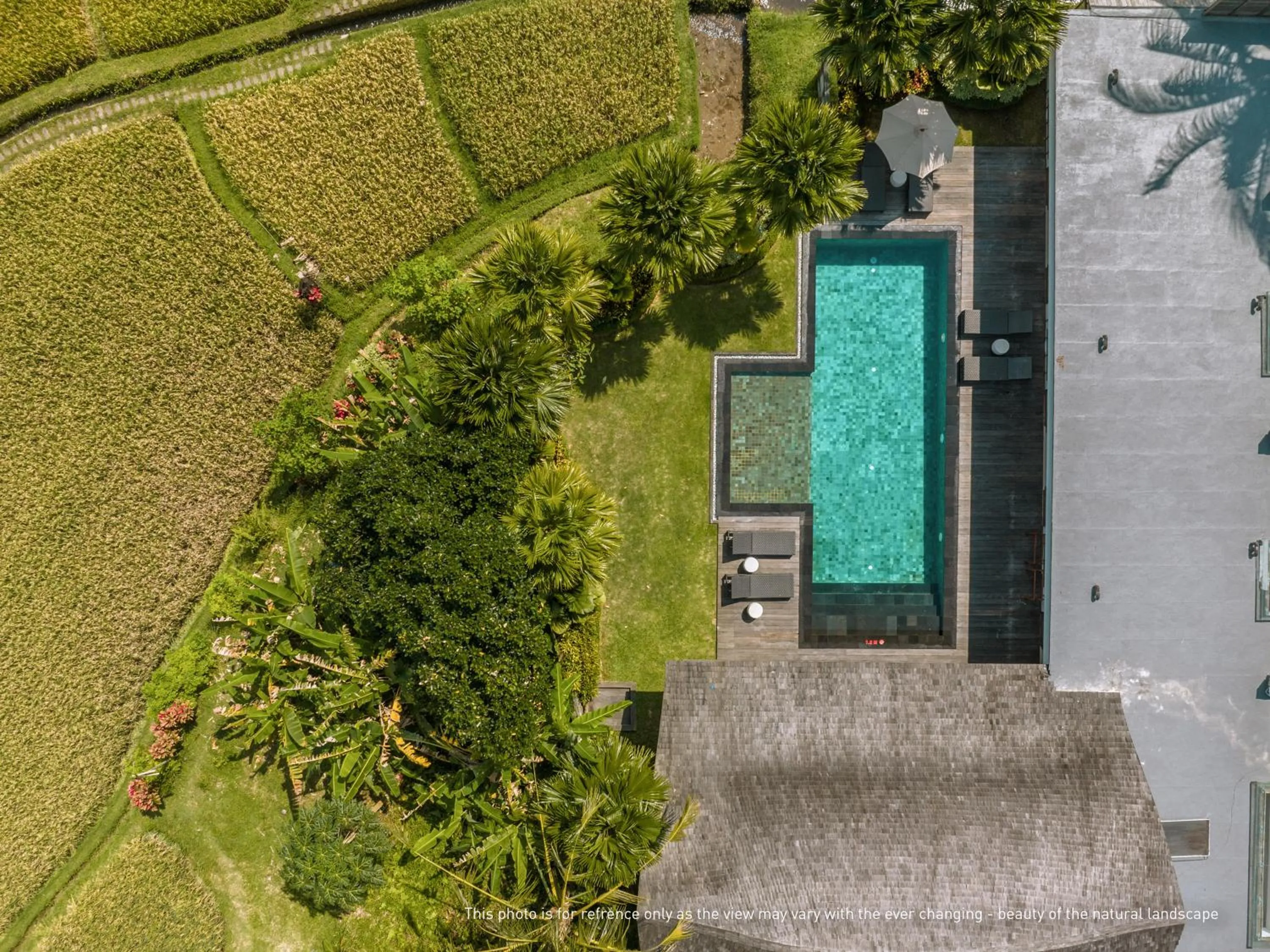 Four-Bedroom Luxury Pool Villa Paddy View in K Club Ubud