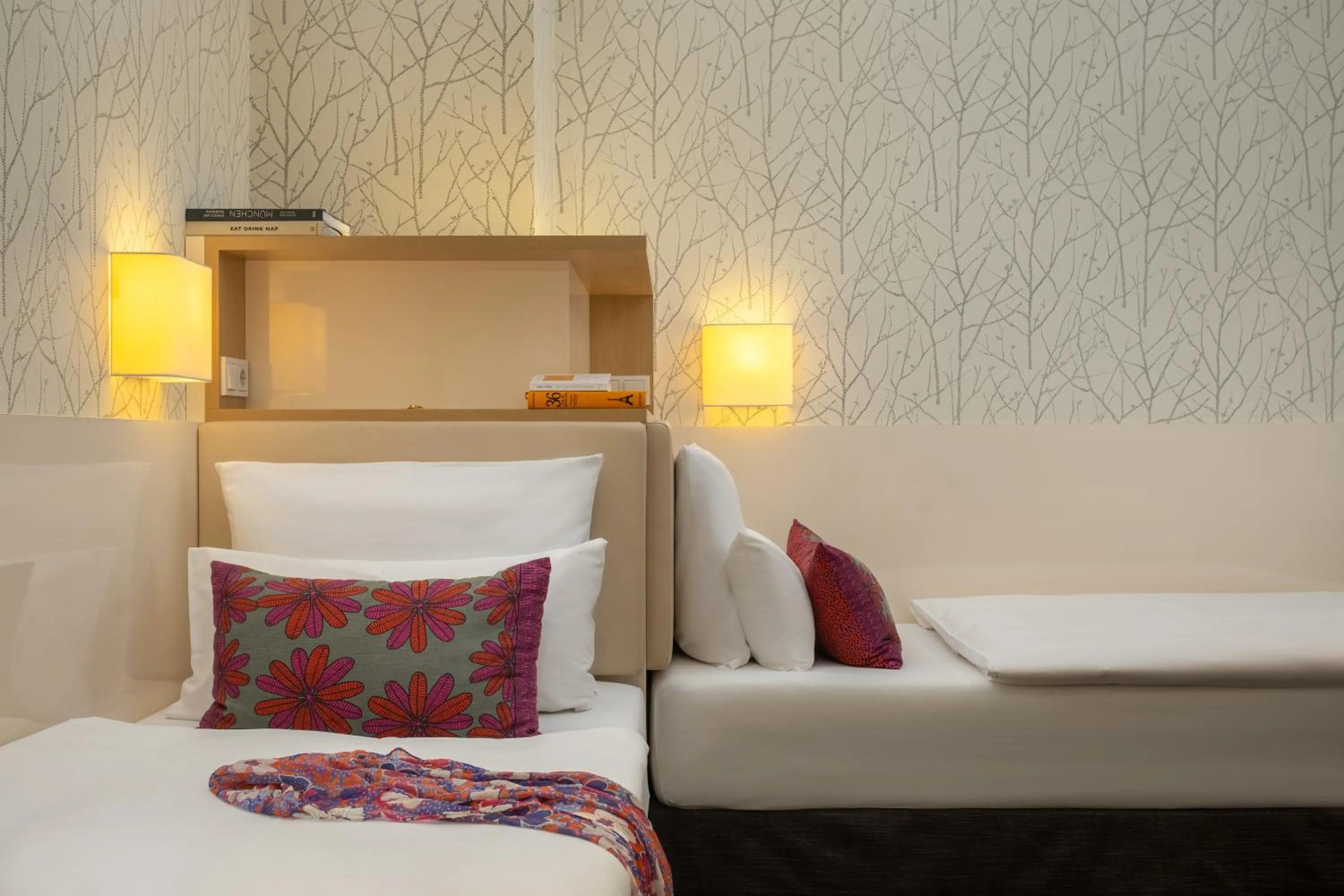 Comfort Twin Room Garden side in Boutique Hotel Atrium München