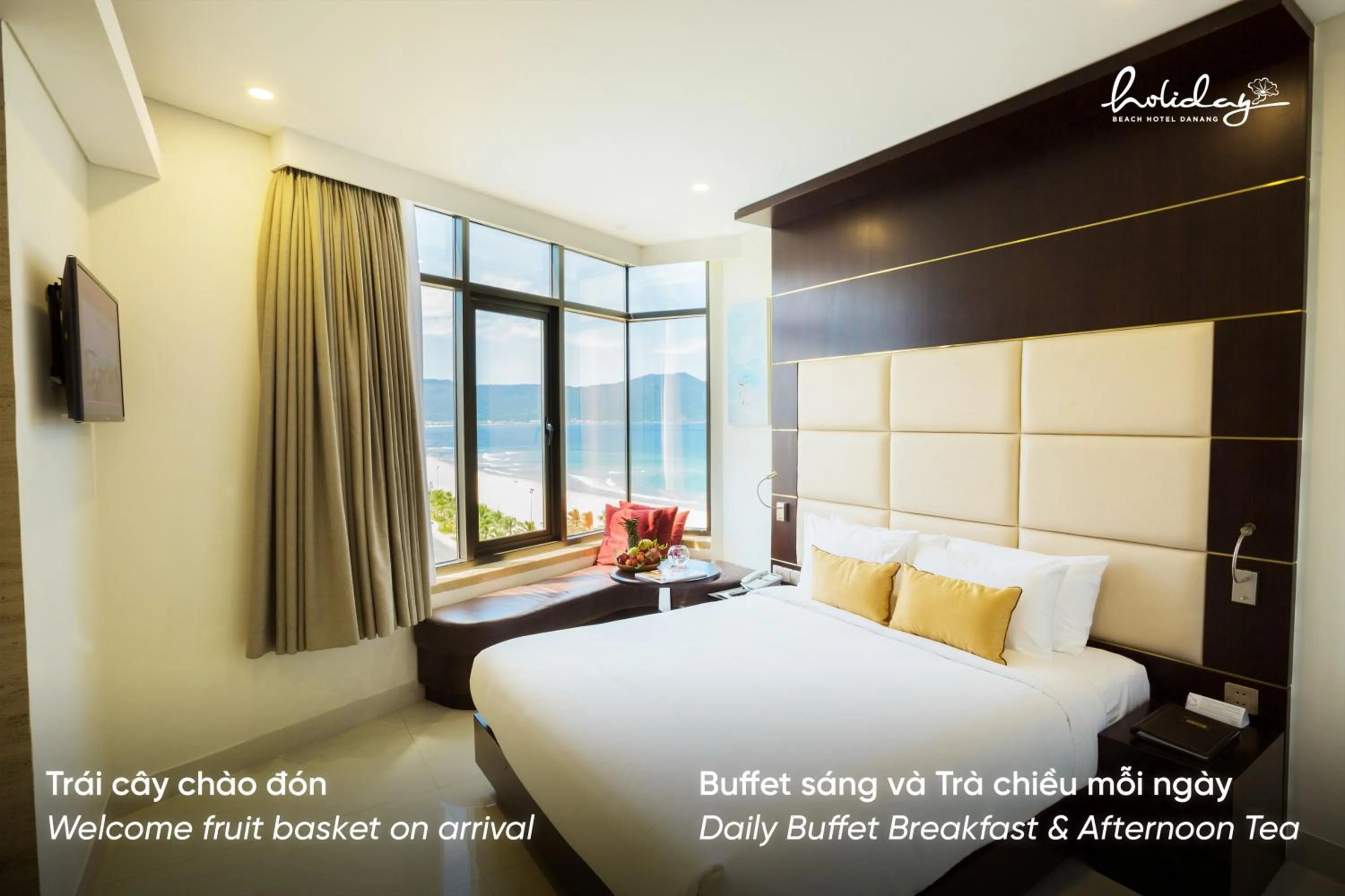 Senior Deluxe Double Room - High Tea included in Holiday Beach Hotel Danang