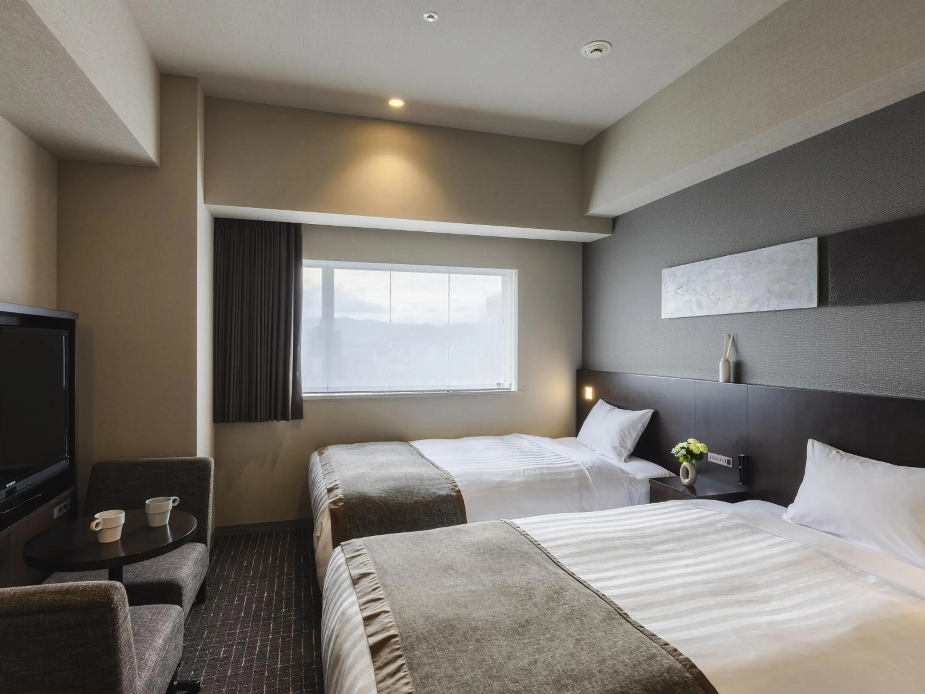 Twin Room - single occupancy - Smoking in Hiroshima Washington Hotel