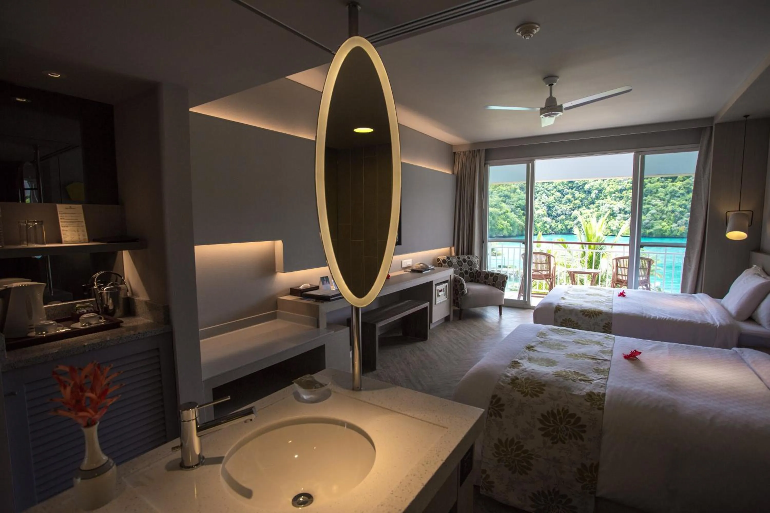 Deluxe Double or Twin Room with Ocean View in Palau Royal Resort