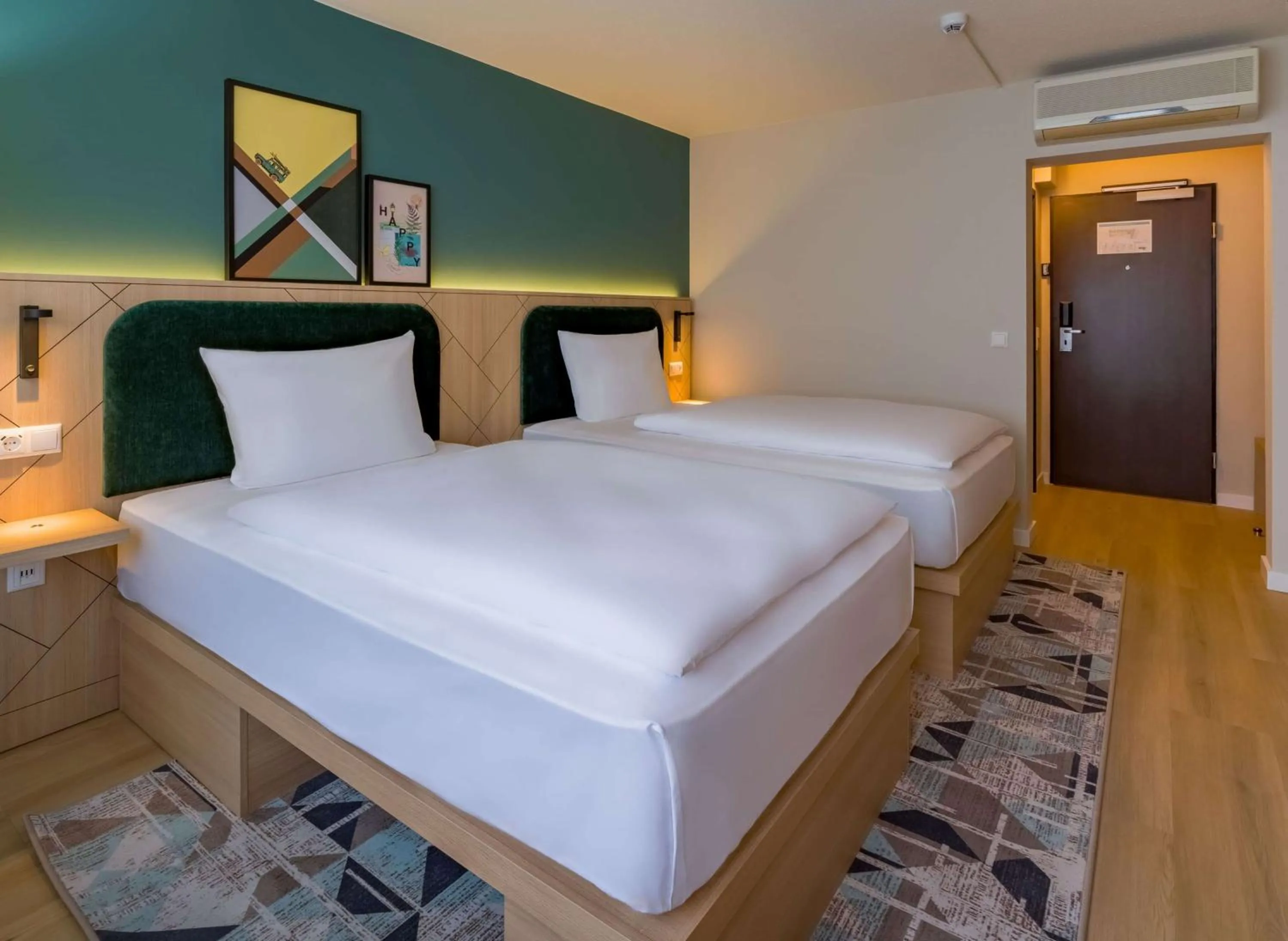 Twin Room in Spark By Hilton Stuttgart Sindelfingen