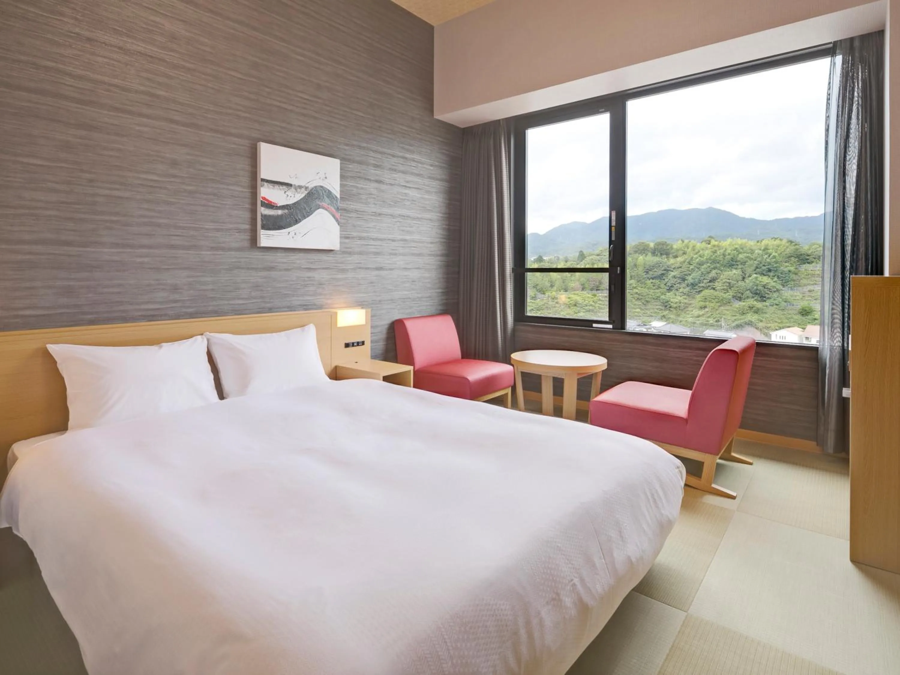 Double Room with Mountain View - single occupancy in Grandvrio Hotel Miyajima Wakura - ROUTE INN HOTELS -
