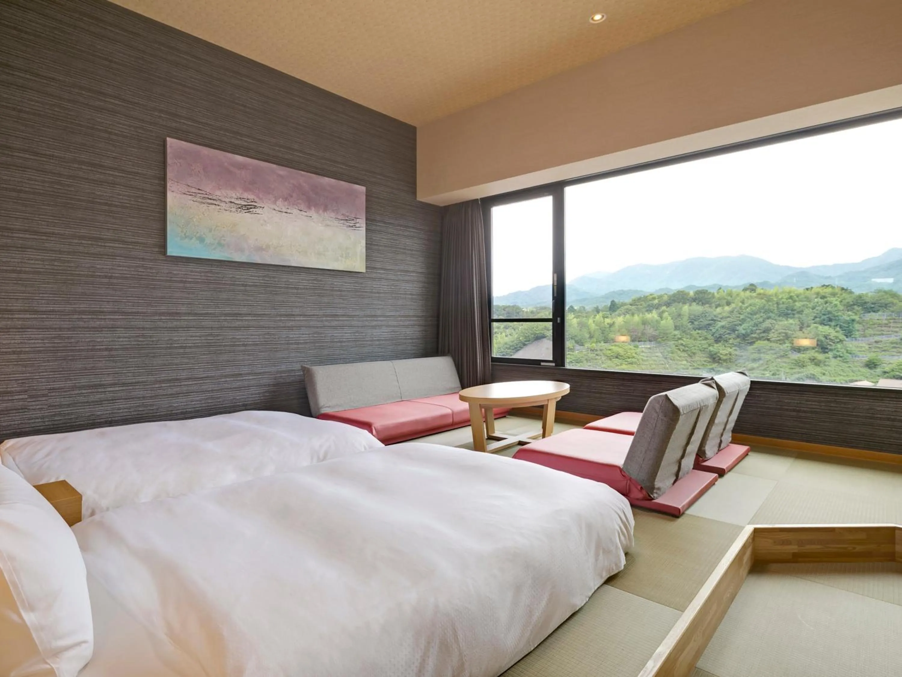 Superior Twin Room with Mountain View in Grandvrio Hotel Miyajima Wakura - ROUTE INN HOTELS -
