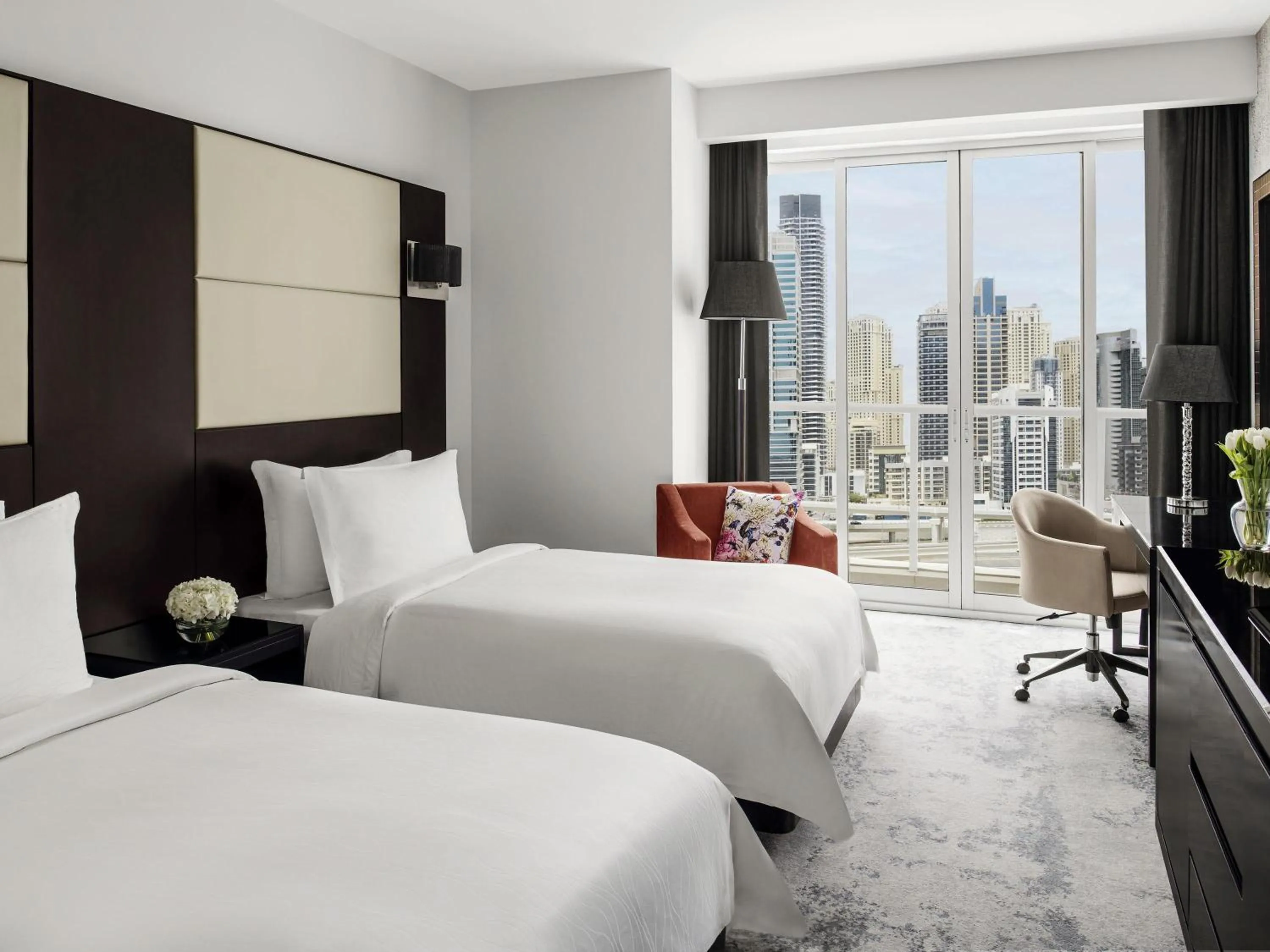 Superior Twin Room - Includes daily access to Riva Beach Club with free shuttle service in Mövenpick Hotel Jumeirah Lakes Towers Dubai