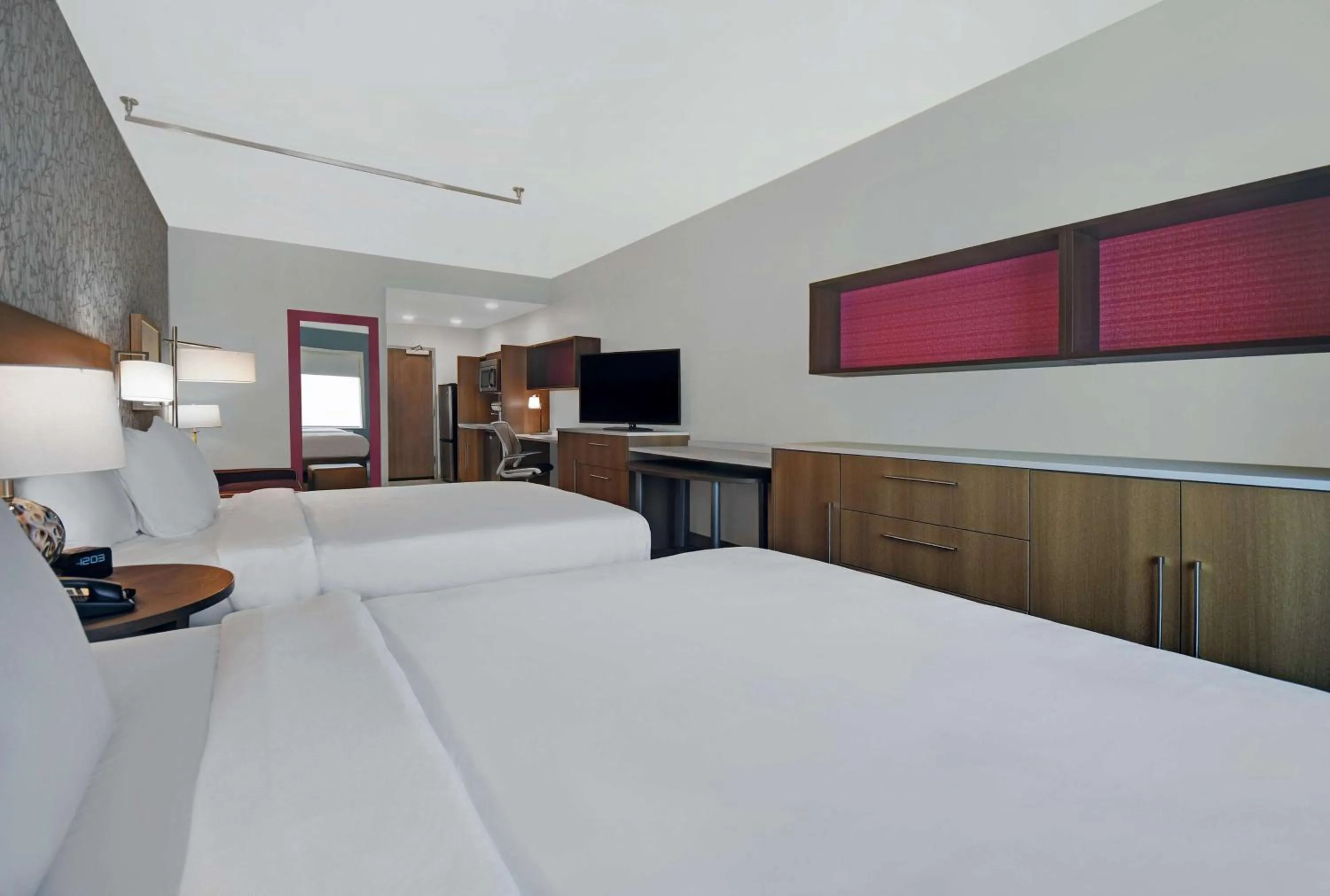 Queen Studio with Two Queen Beds - Non-Smoking in Home2 Suites by Hilton Liberty NE Kansas City, MO