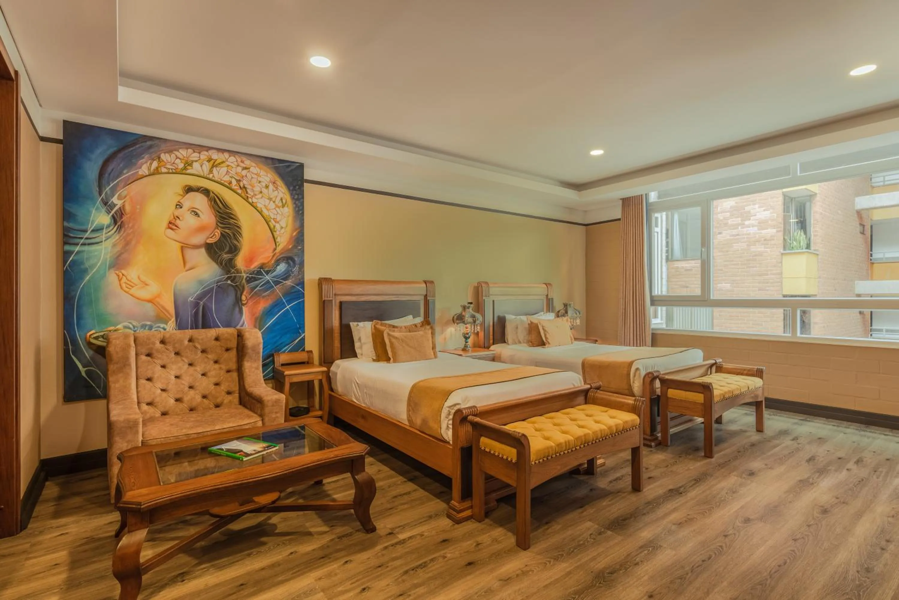 Superior Twin Room in Hotel Du Parc