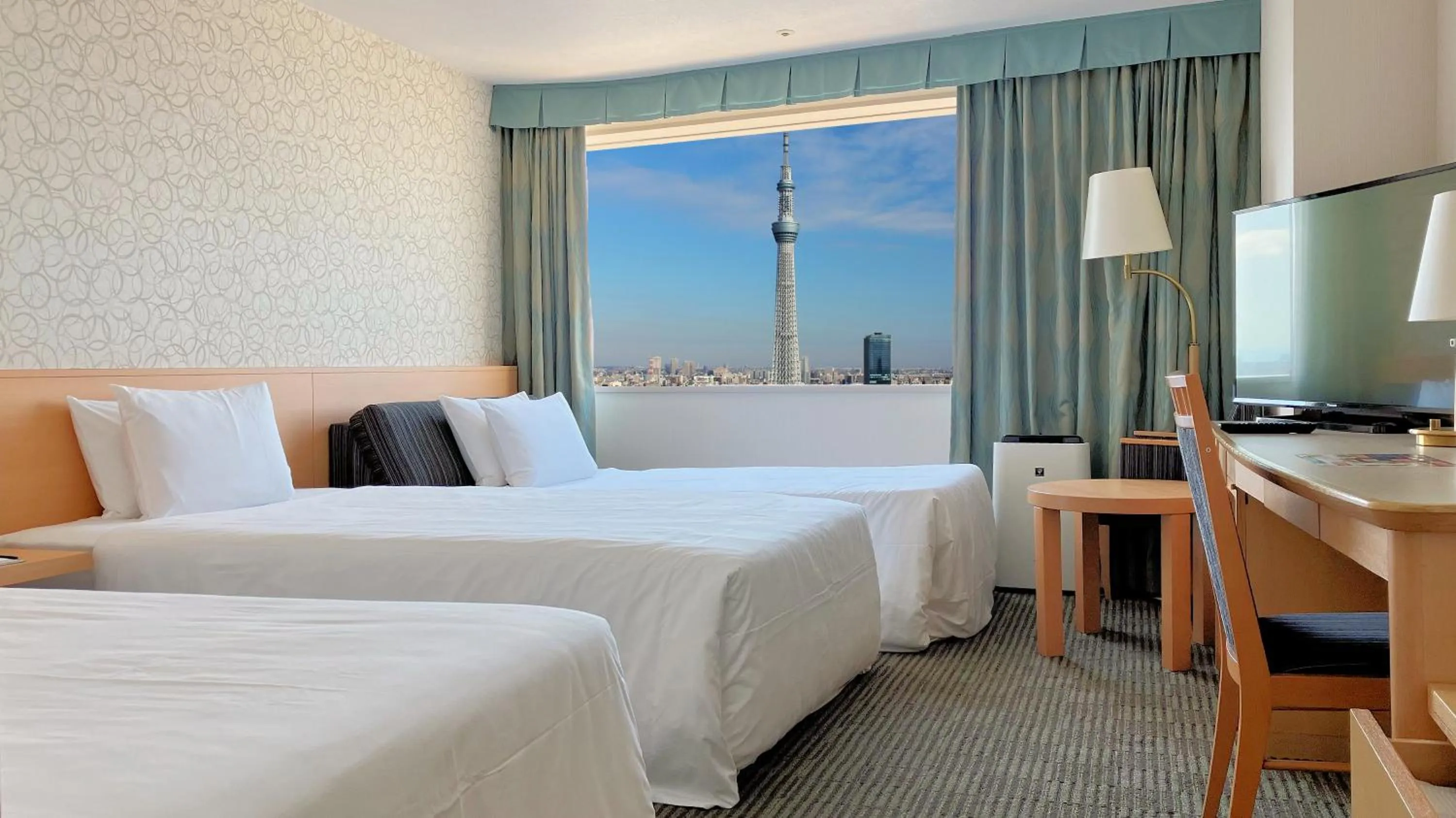 Twin Room with Sofa Bed - Non-Smoking - Tokyo Sky Tree View in Tobu Hotel Levant Tokyo