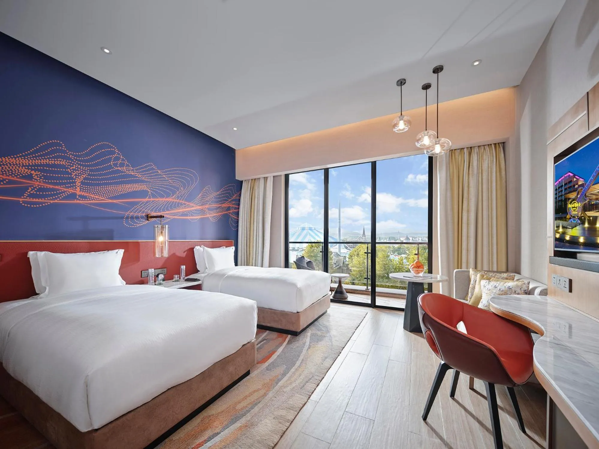 Twin Room in Hard Rock Hotel Dalian