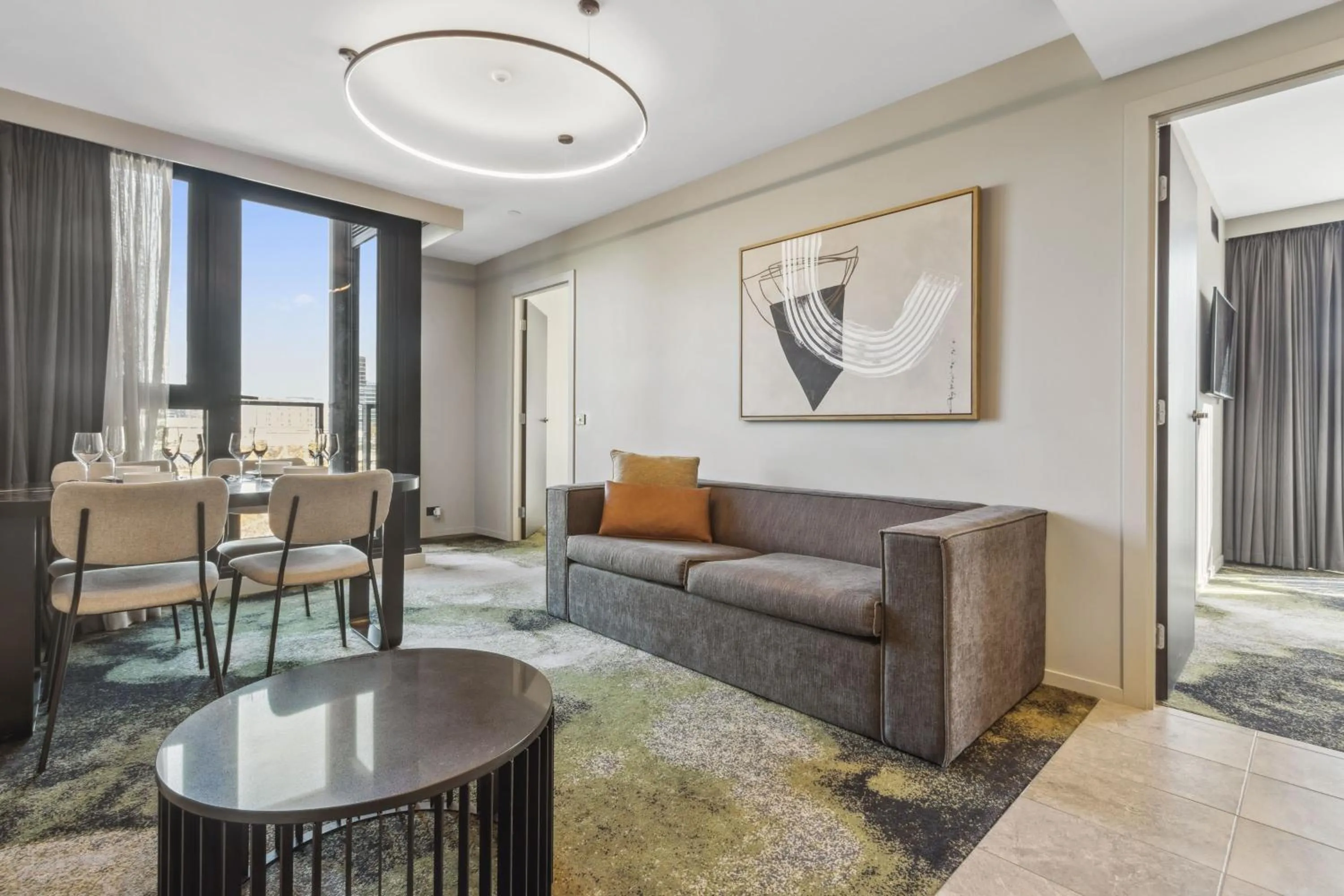 Two-Bedroom Apartment with Two King Beds in Melbourne City Apartment Hotel