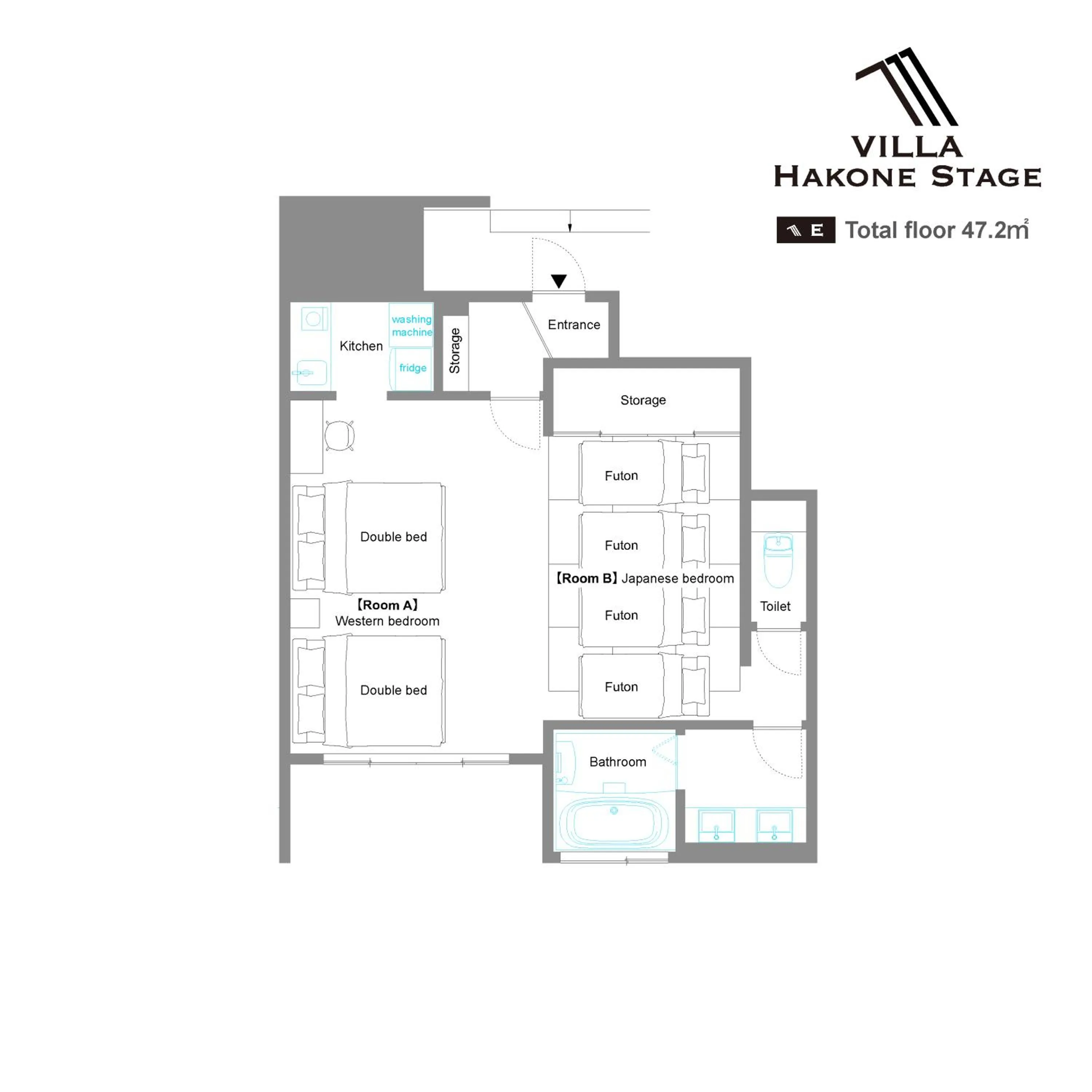 Villa E in VILLA HAKONE STAGE