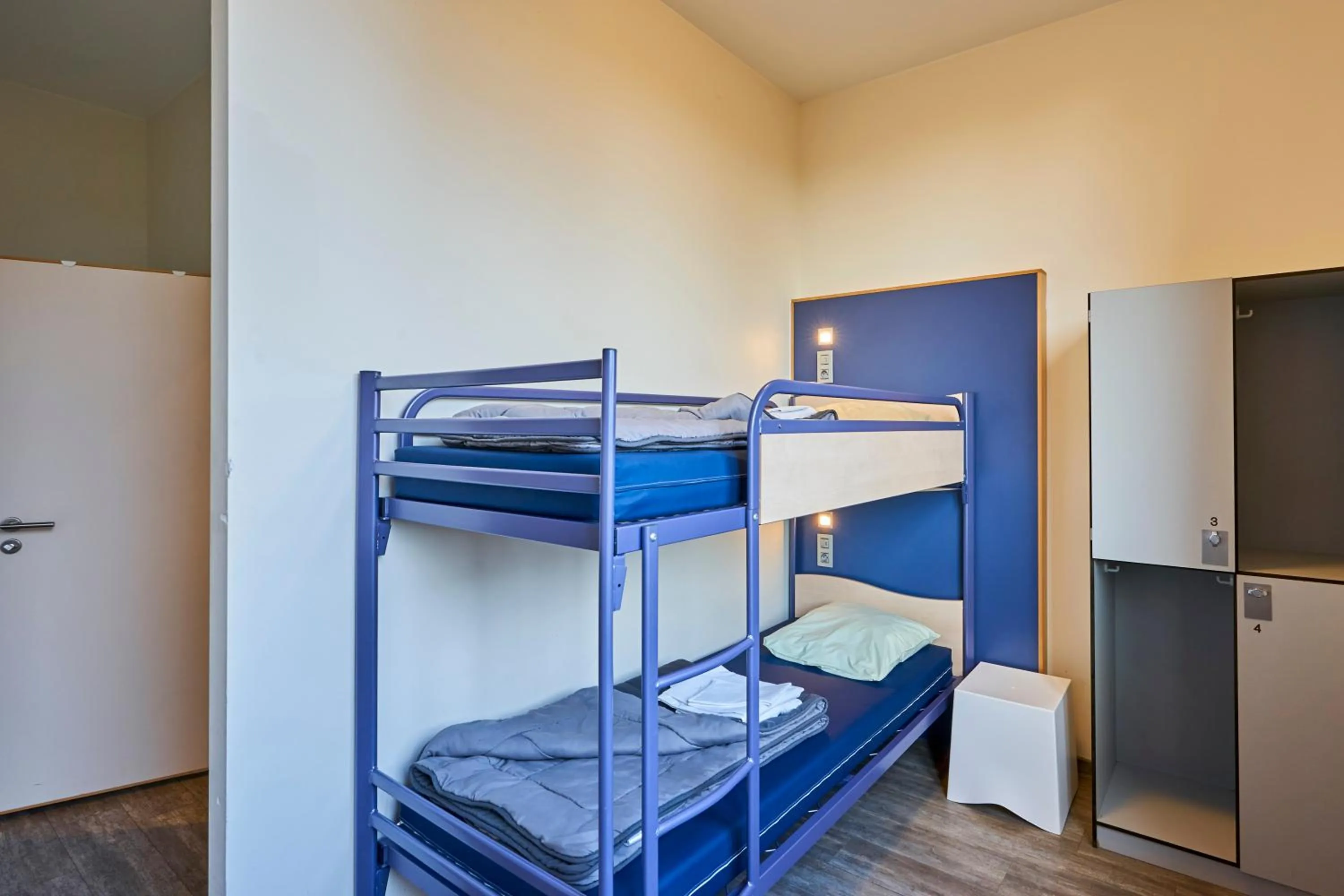 Quadruple Room in HI Brussels Generation Europe Hostel