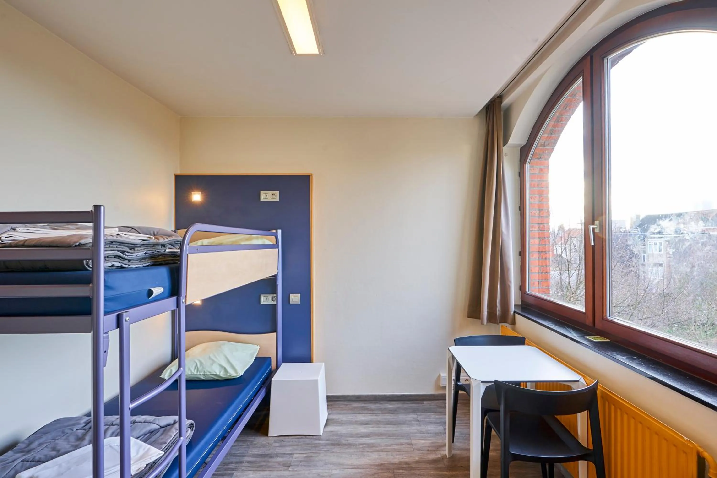 Single Bed in Dormitory Room in HI Brussels Generation Europe Hostel