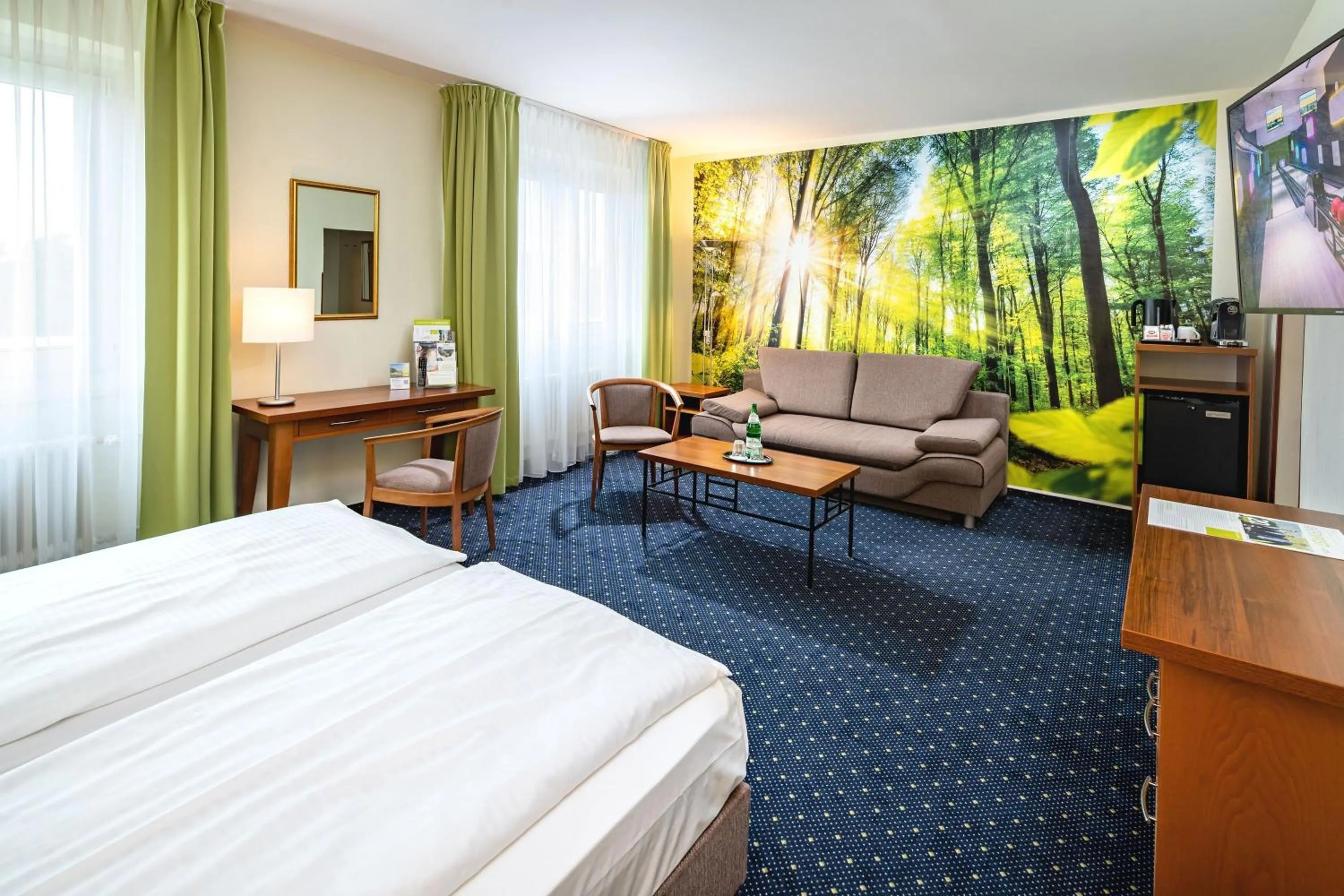 Panorama Studio with Forest View in AHORN Seehotel Templin