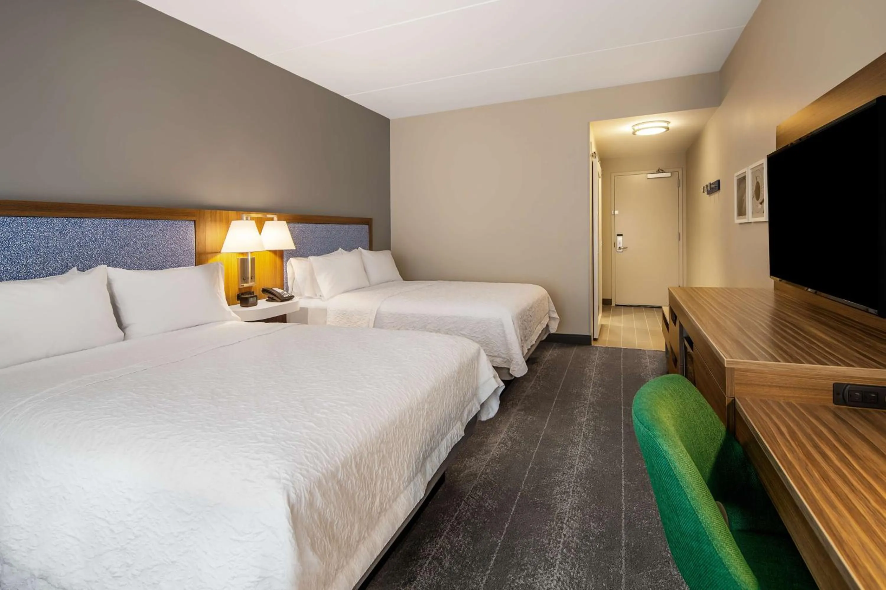 Queen Room with Two Queen Beds in Hampton Inn & Suites Raleigh Midtown, NC