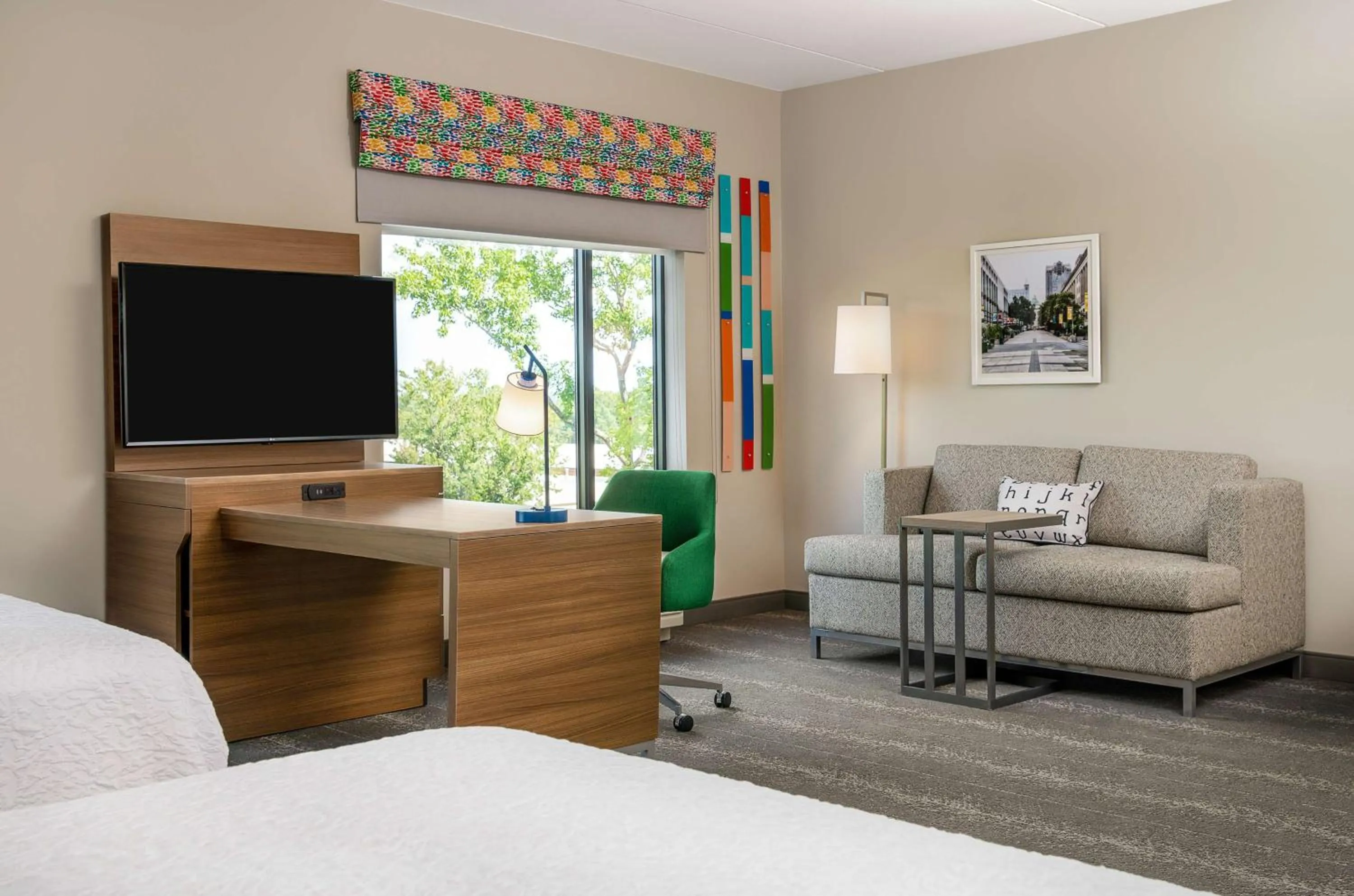 Queen Suite with Two Queen Beds - Non-Smoking in Hampton Inn & Suites Raleigh Midtown, NC