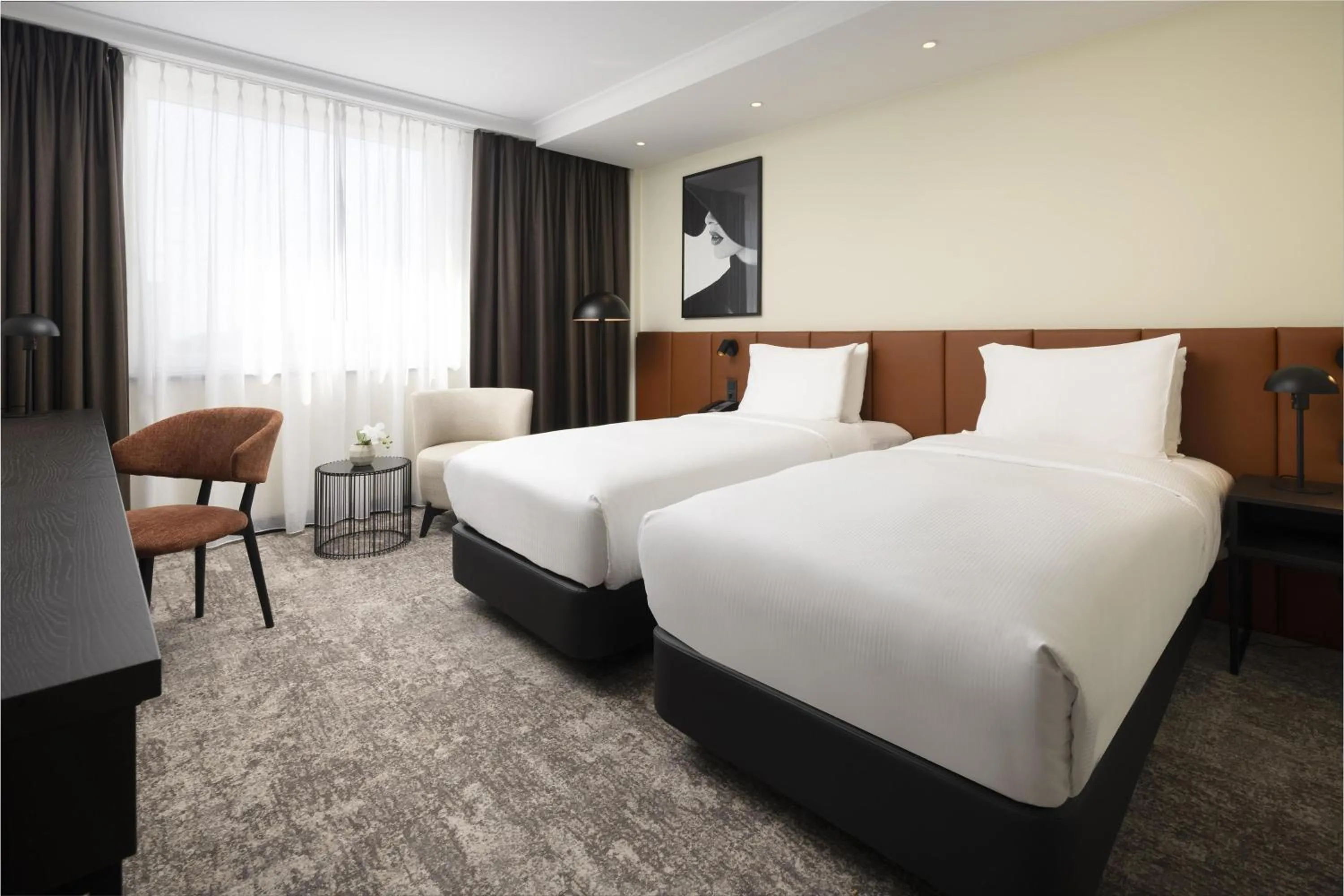 Twin Room in Hilton Düsseldorf