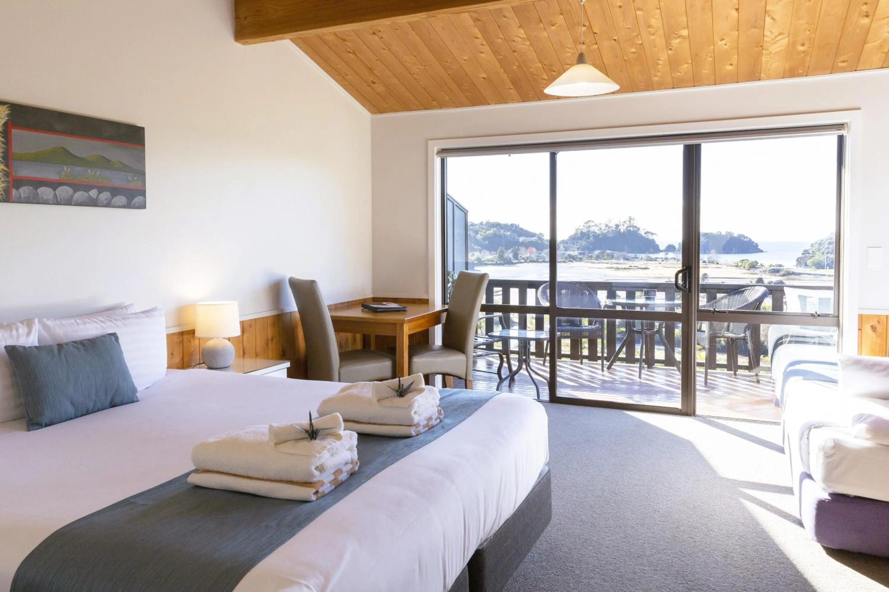 Queen Studio with Sofa Bed in Kimi Ora Eco Resort