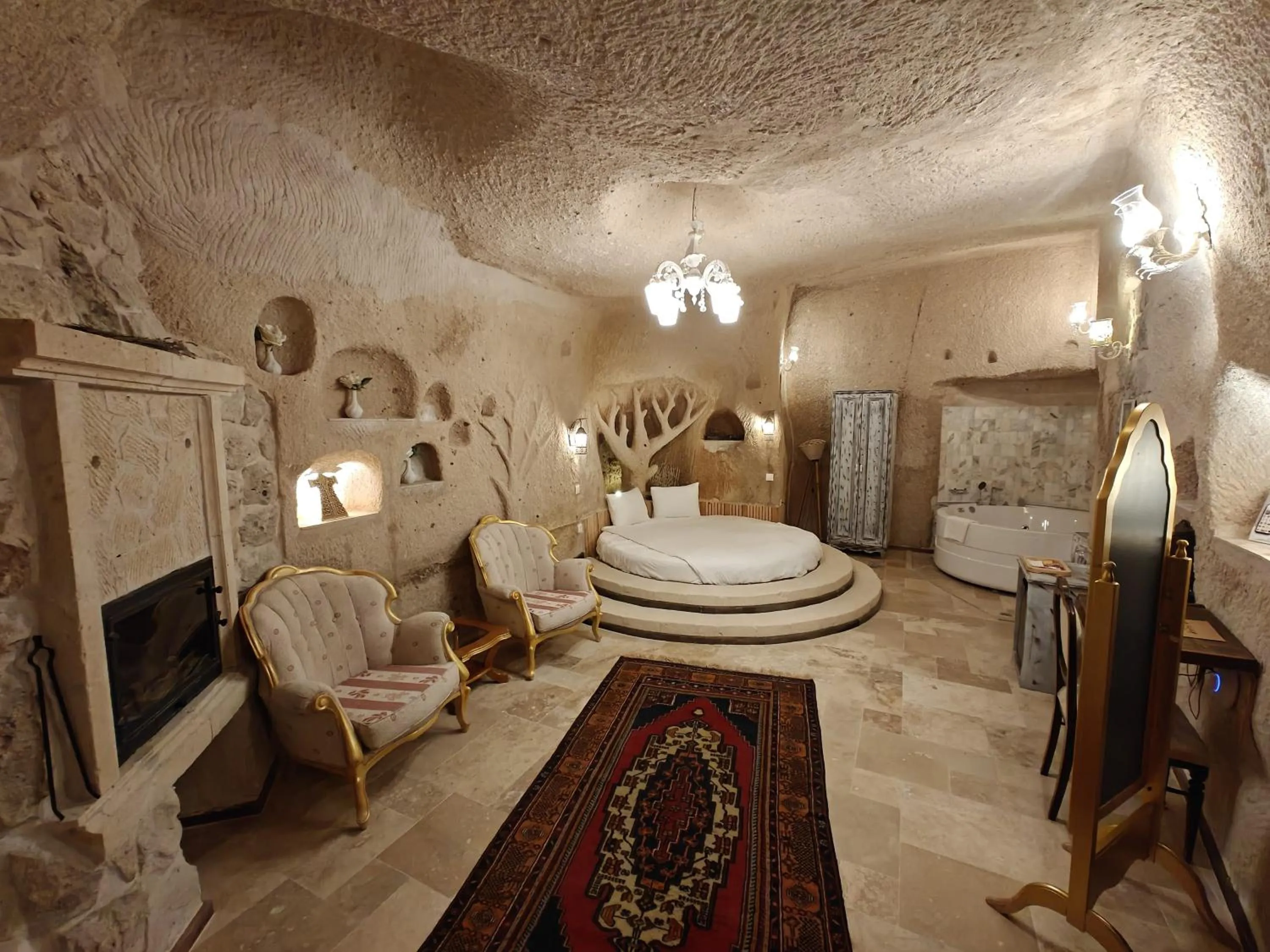 Family Room with Sauna in Karlık Cave Suite Cappadocia