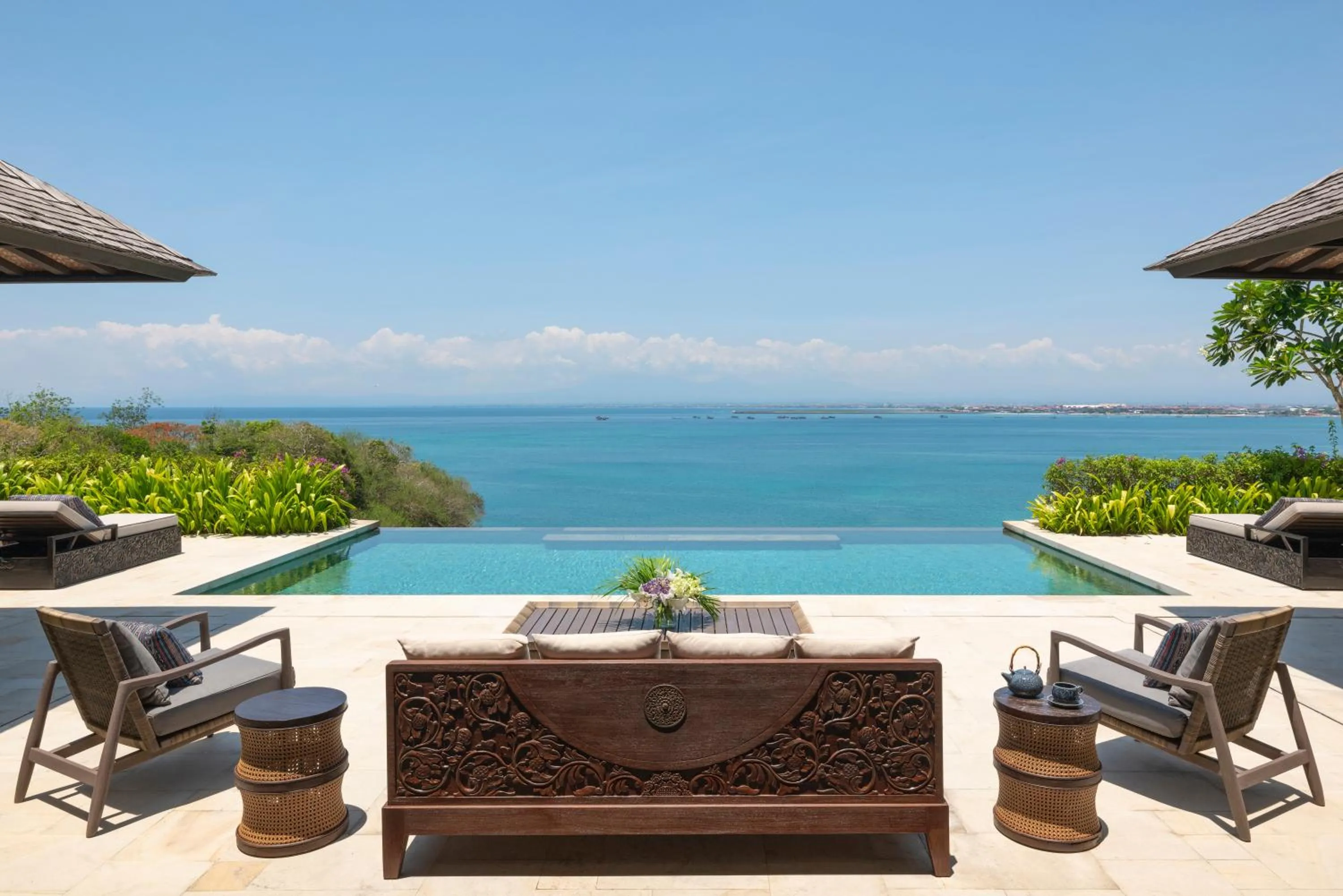 Ocean Front Two Bedroom Pool Villa with Free Resort Benefit and Complimentary Round-trip Airport Transfer in Raffles Bali