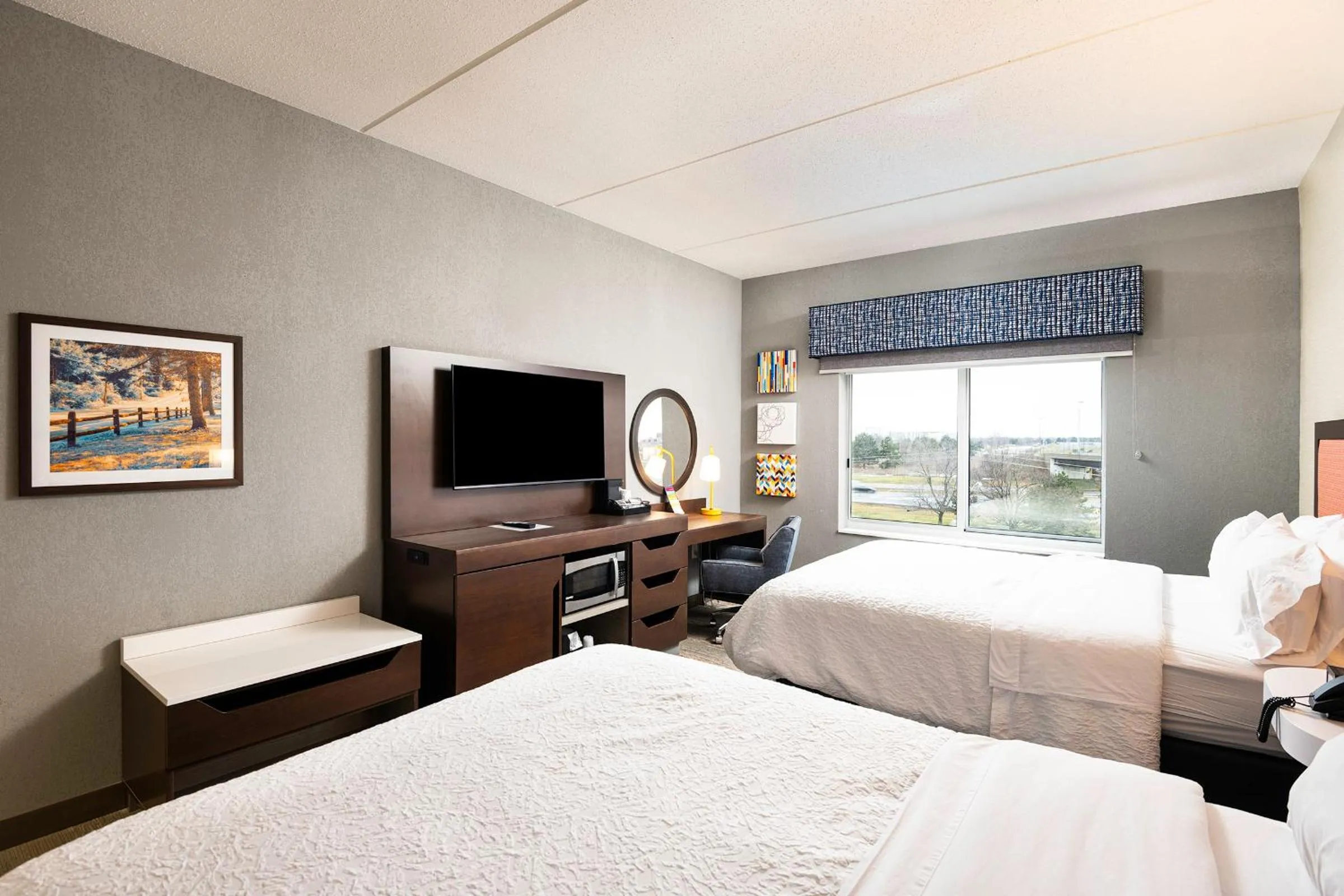 Queen Room with Two Queen Beds in Hampton Inn Buffalo - Amherst
