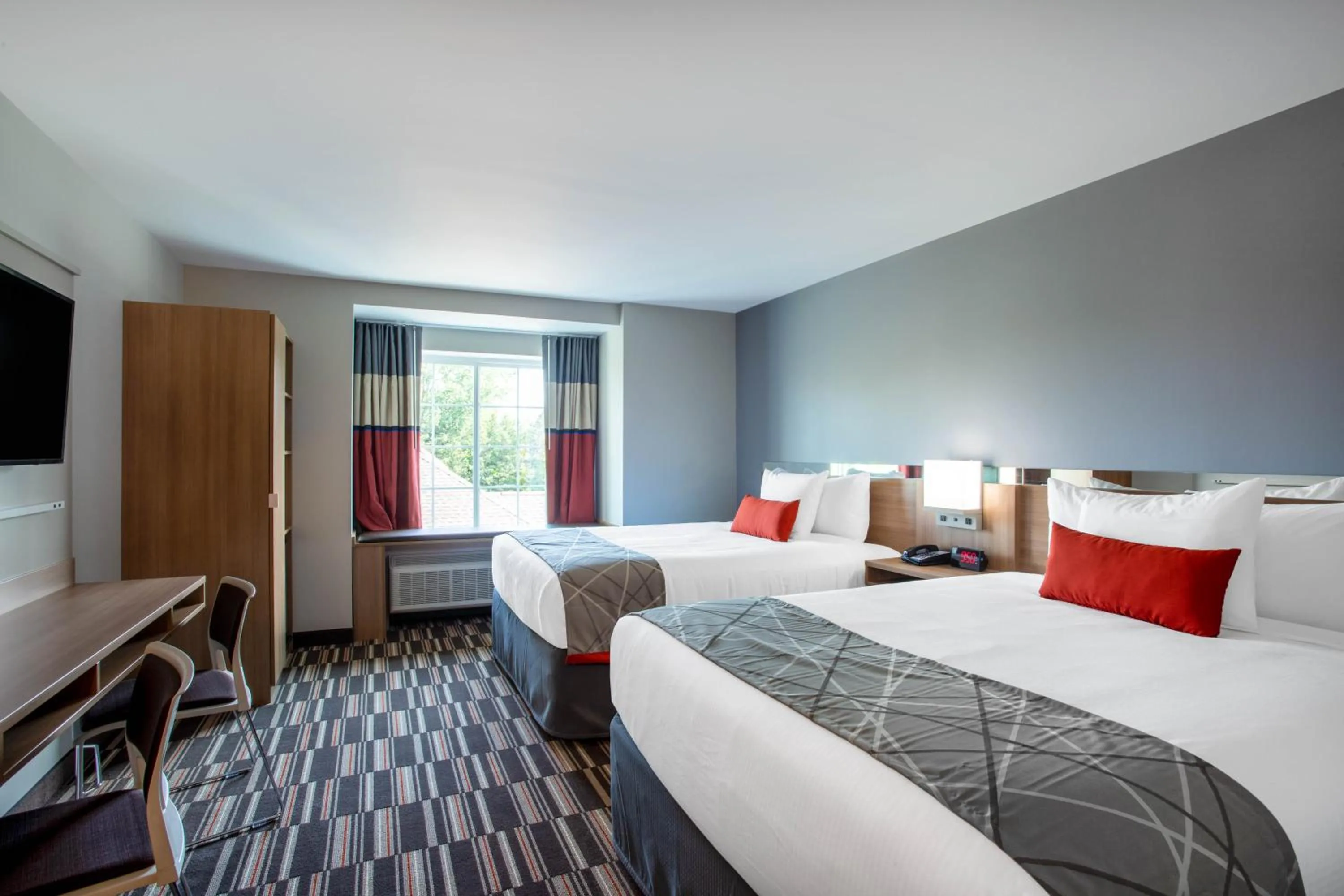 Queen Room with Two Queen Beds - Non-Smoking in Microtel Inn & Suites by Wyndham Amsterdam NY