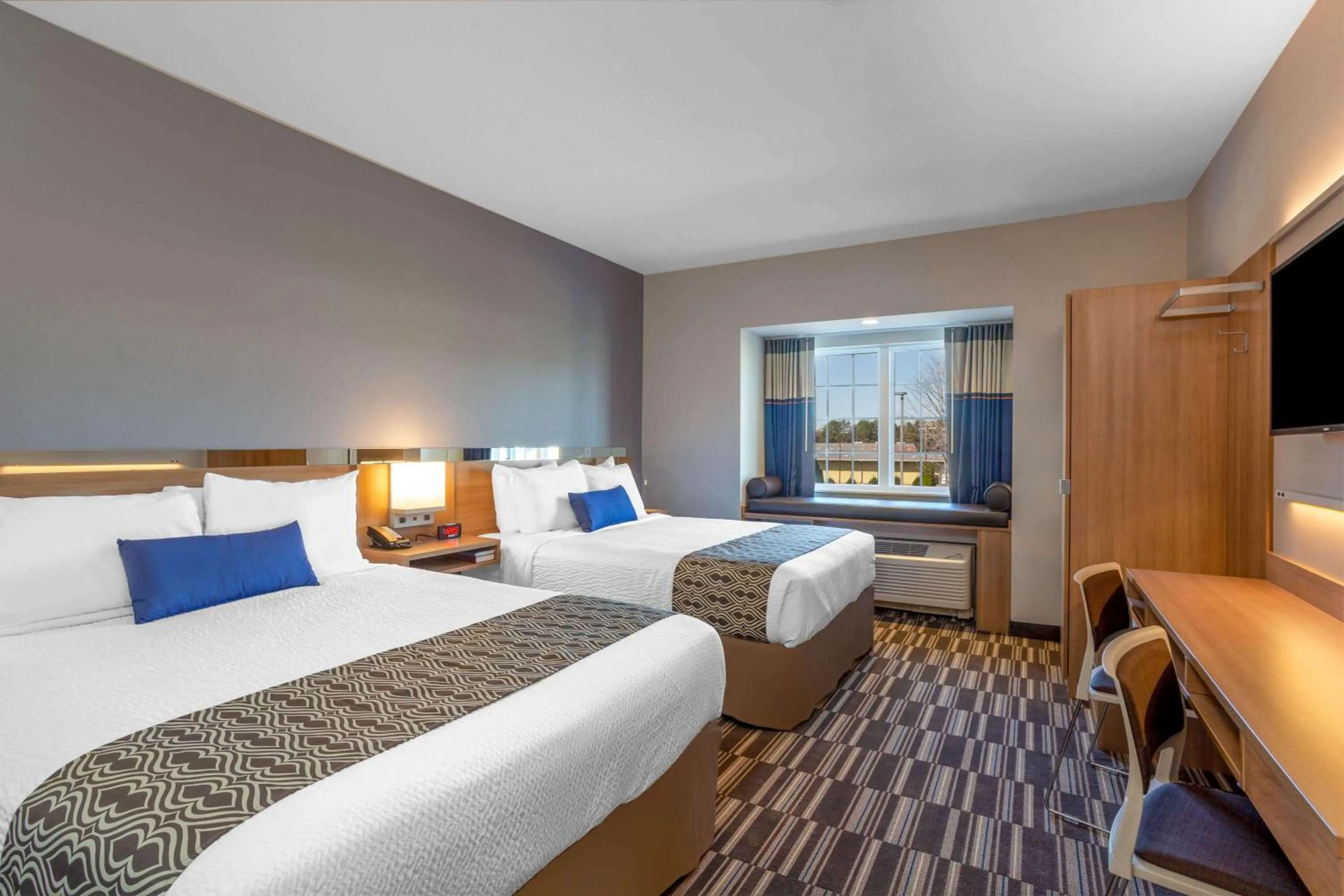 Queen Room with Two Queen Beds - Mobility Access/Non-Smoking in Microtel Inn Suites by Wyndham South Hill
