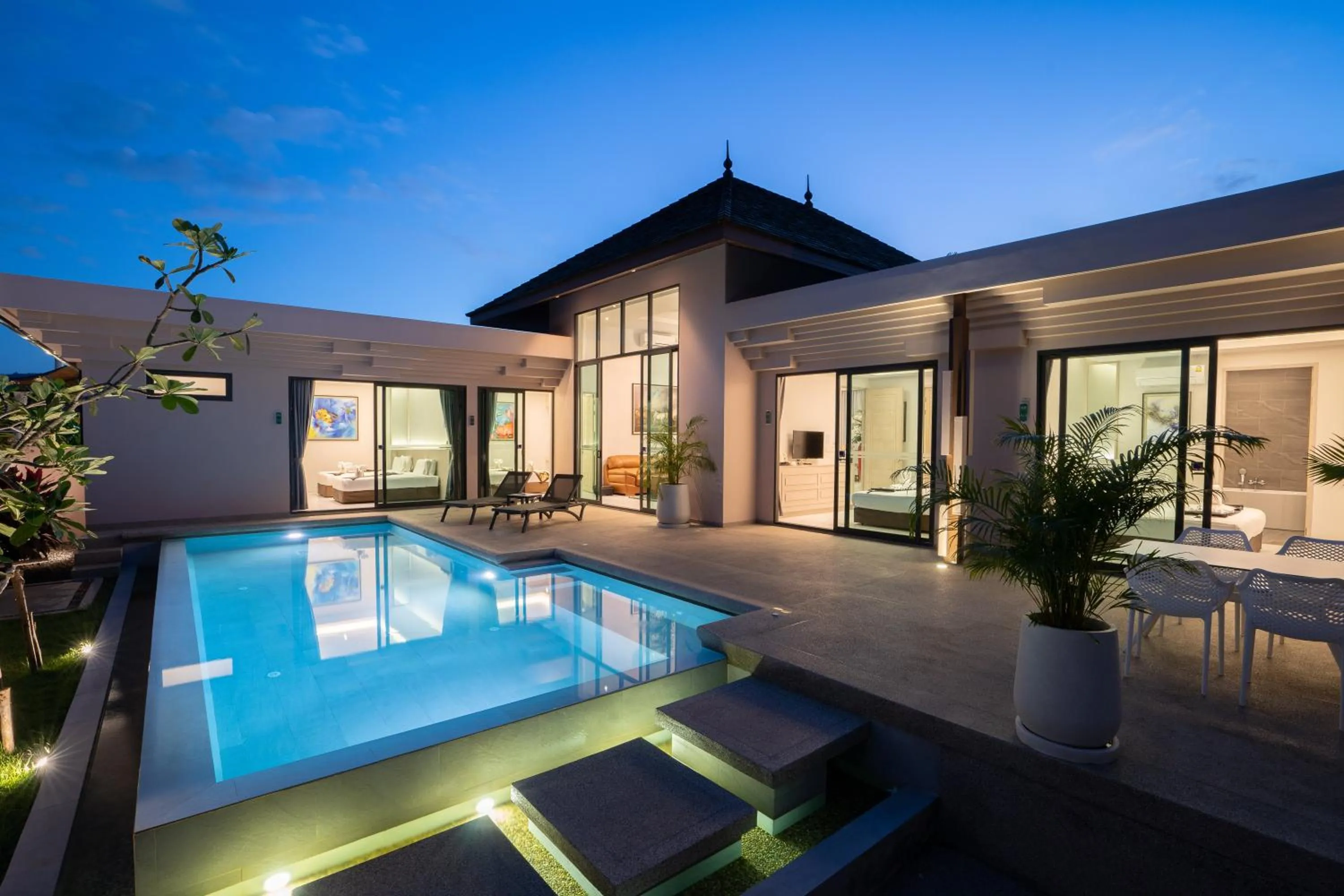 Two-Bedroom Villa in Gold Chariot Pool Villa, Phuket - SHA Plus Certified