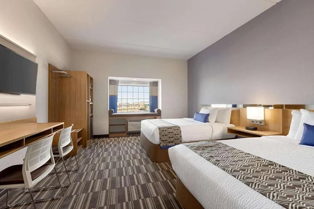Queen Room with Two Queen Beds - Non-Smoking in Microtel Inn & Suites by Wyndham Gambrills