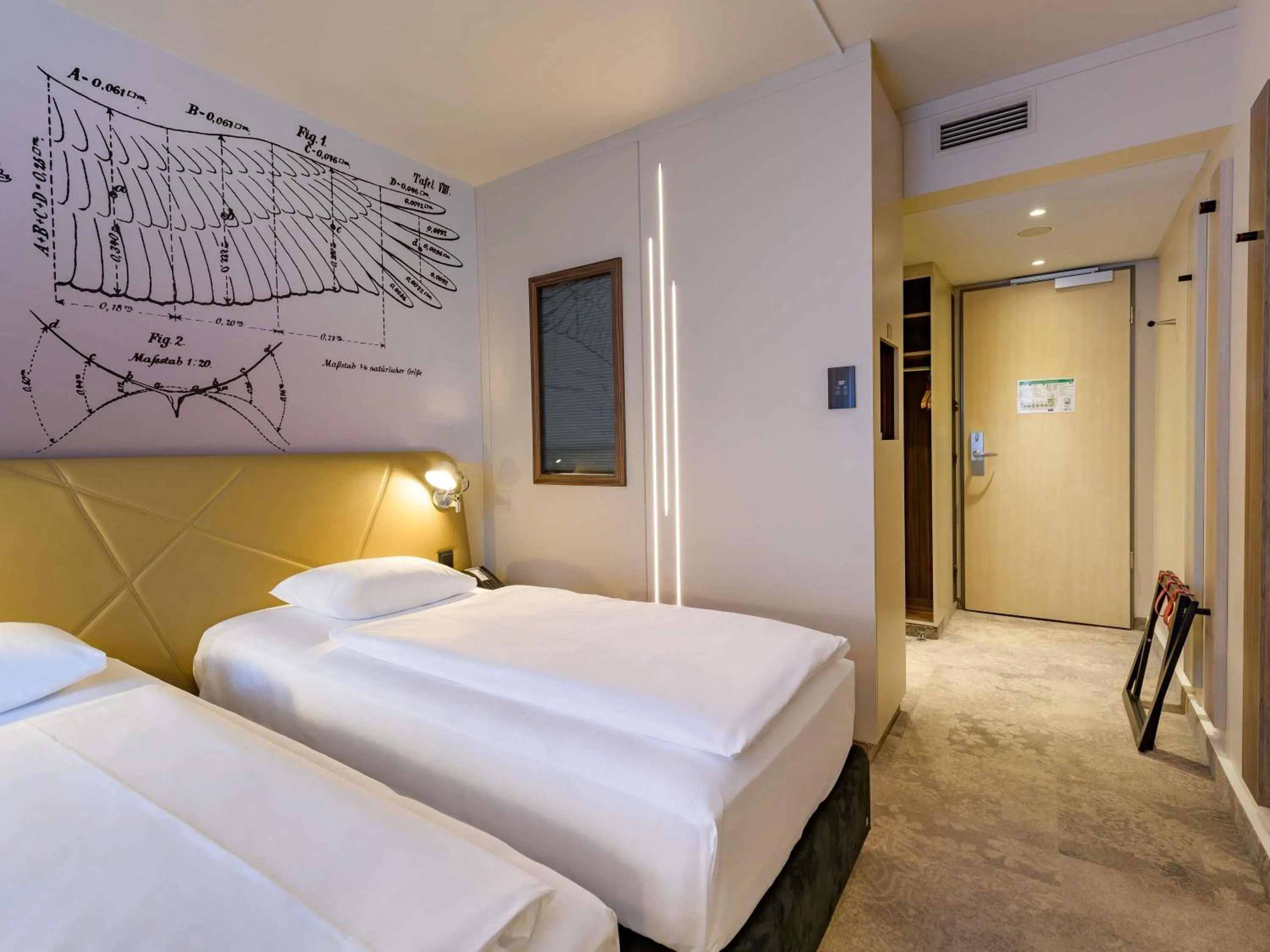 Standard Twin Room in Mercure Hotel Berlin City