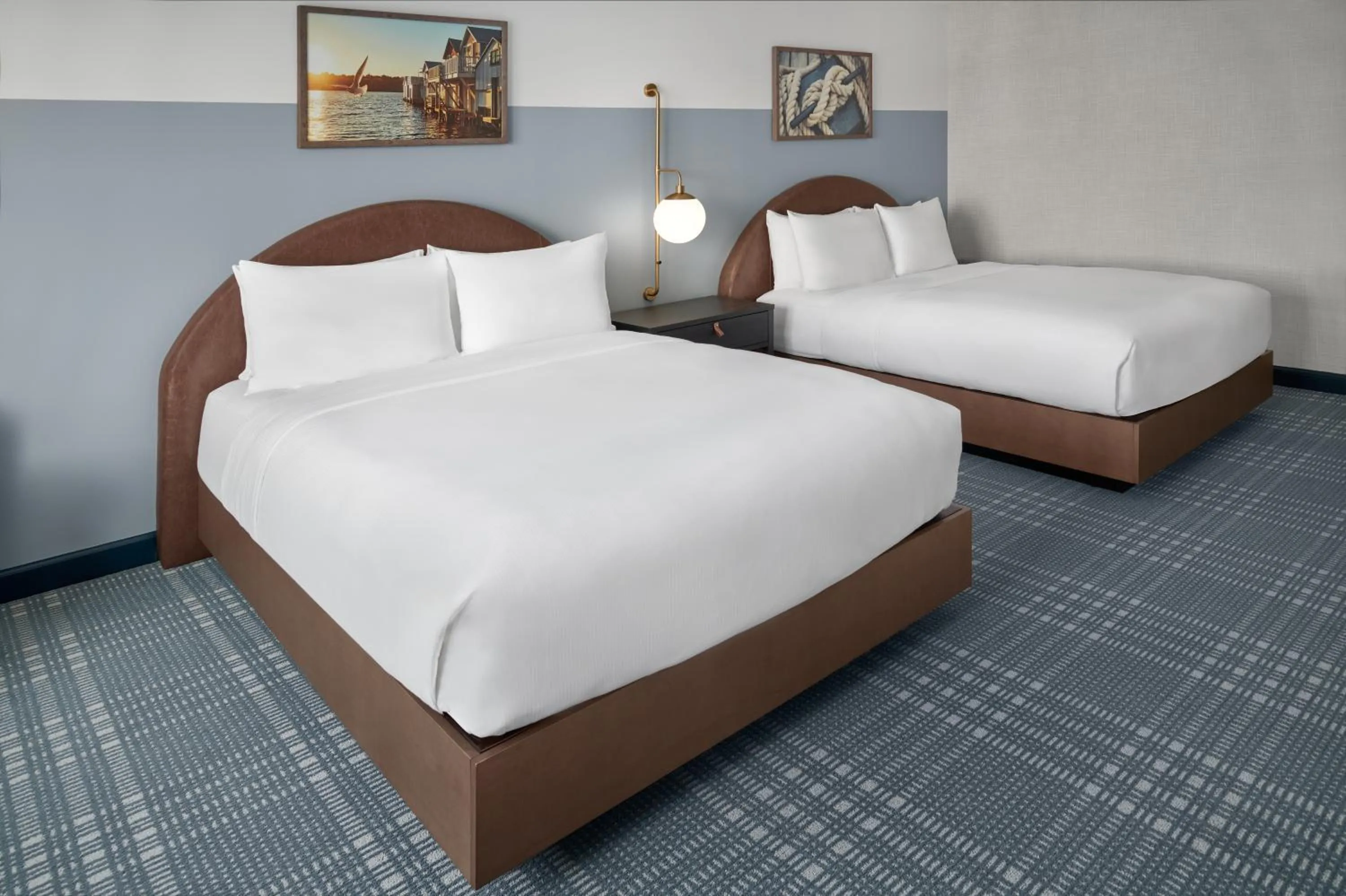 Queen Room with Two Queen Beds and Partial Lake View in Hotel Canandaigua, Tapestry Collection By Hilton