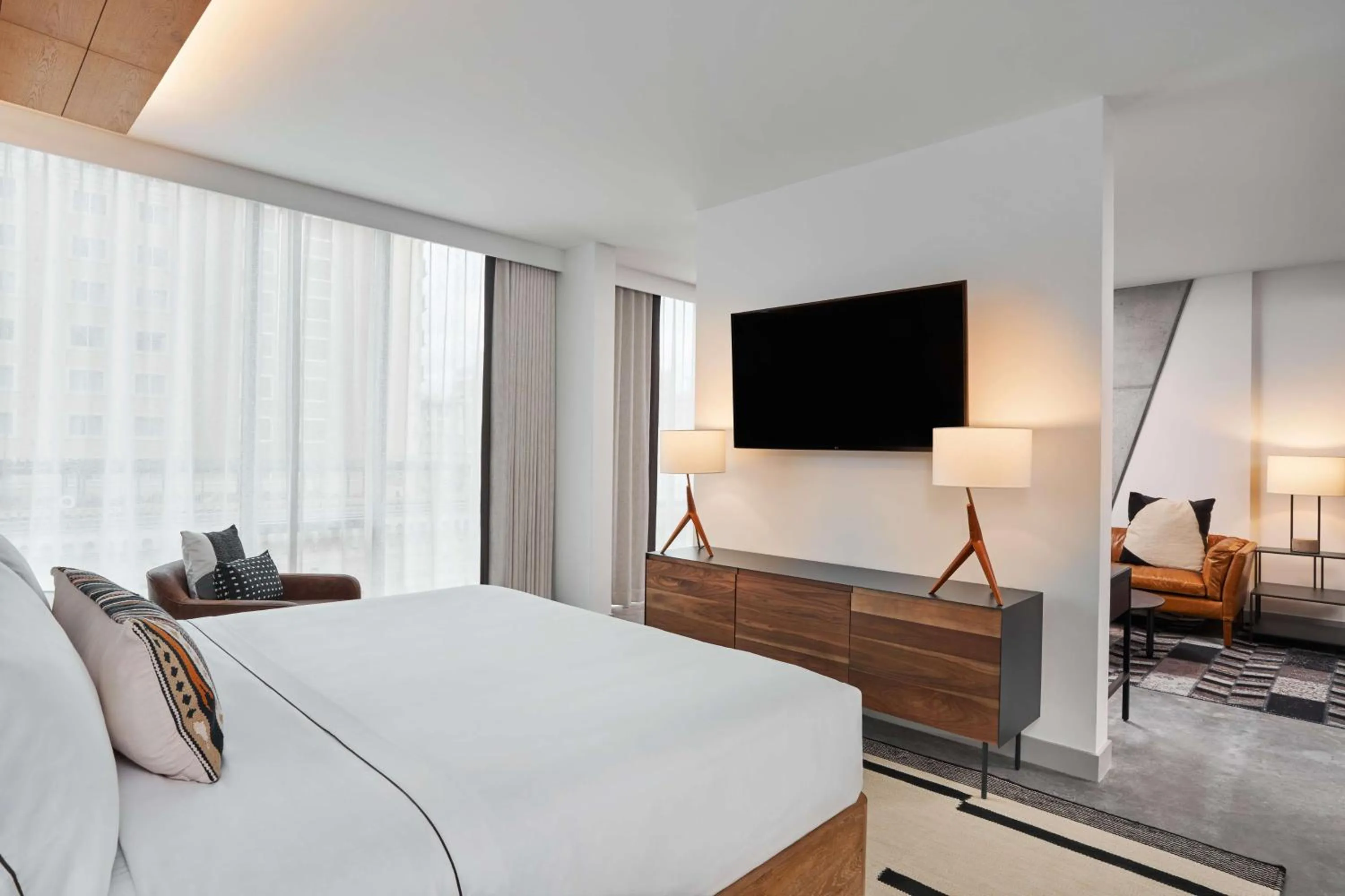 King Suite with River View  in Canopy By Hilton San Antonio Riverwalk