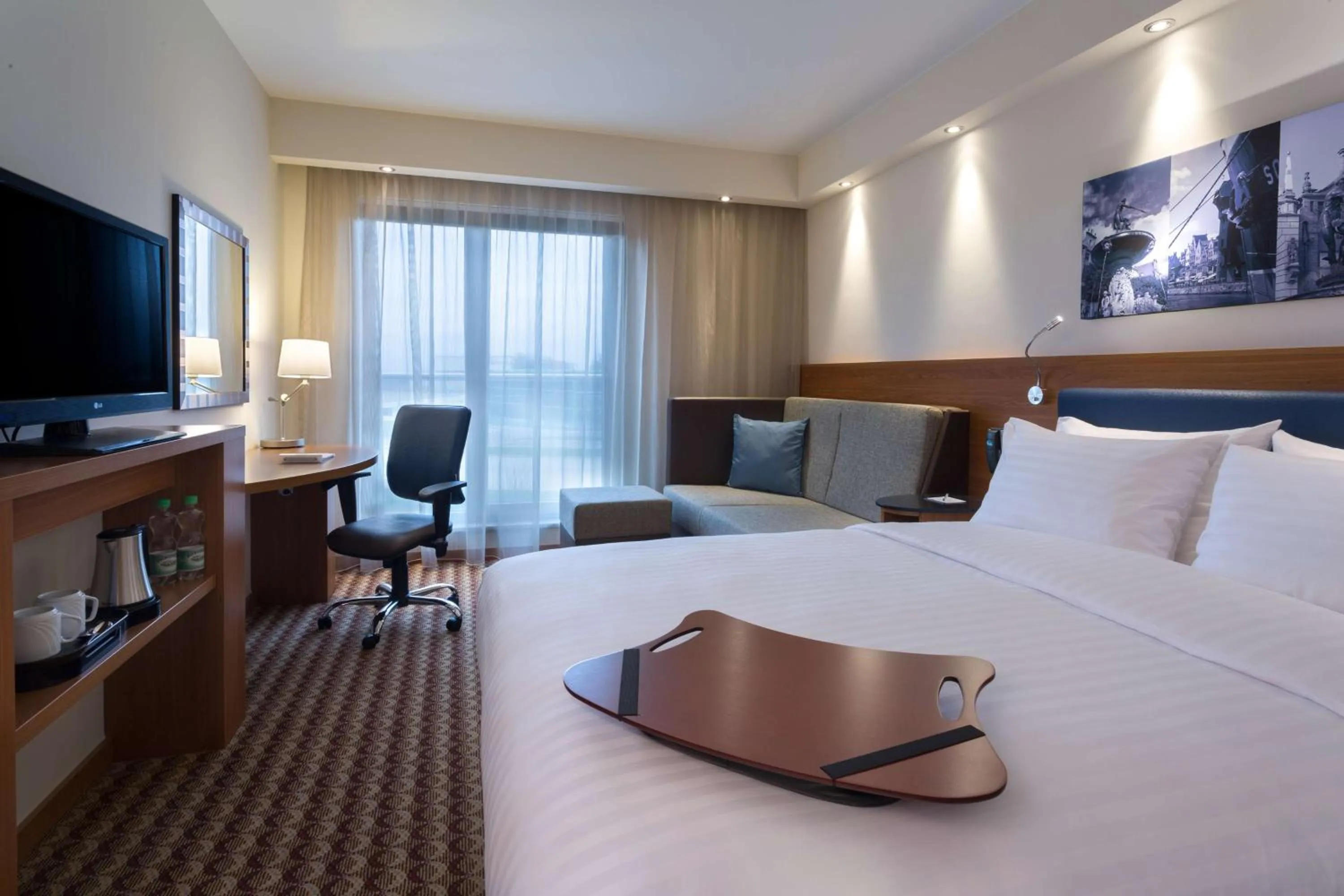 Queen Room with Sofa Bed in Hampton by Hilton Gdansk Airport