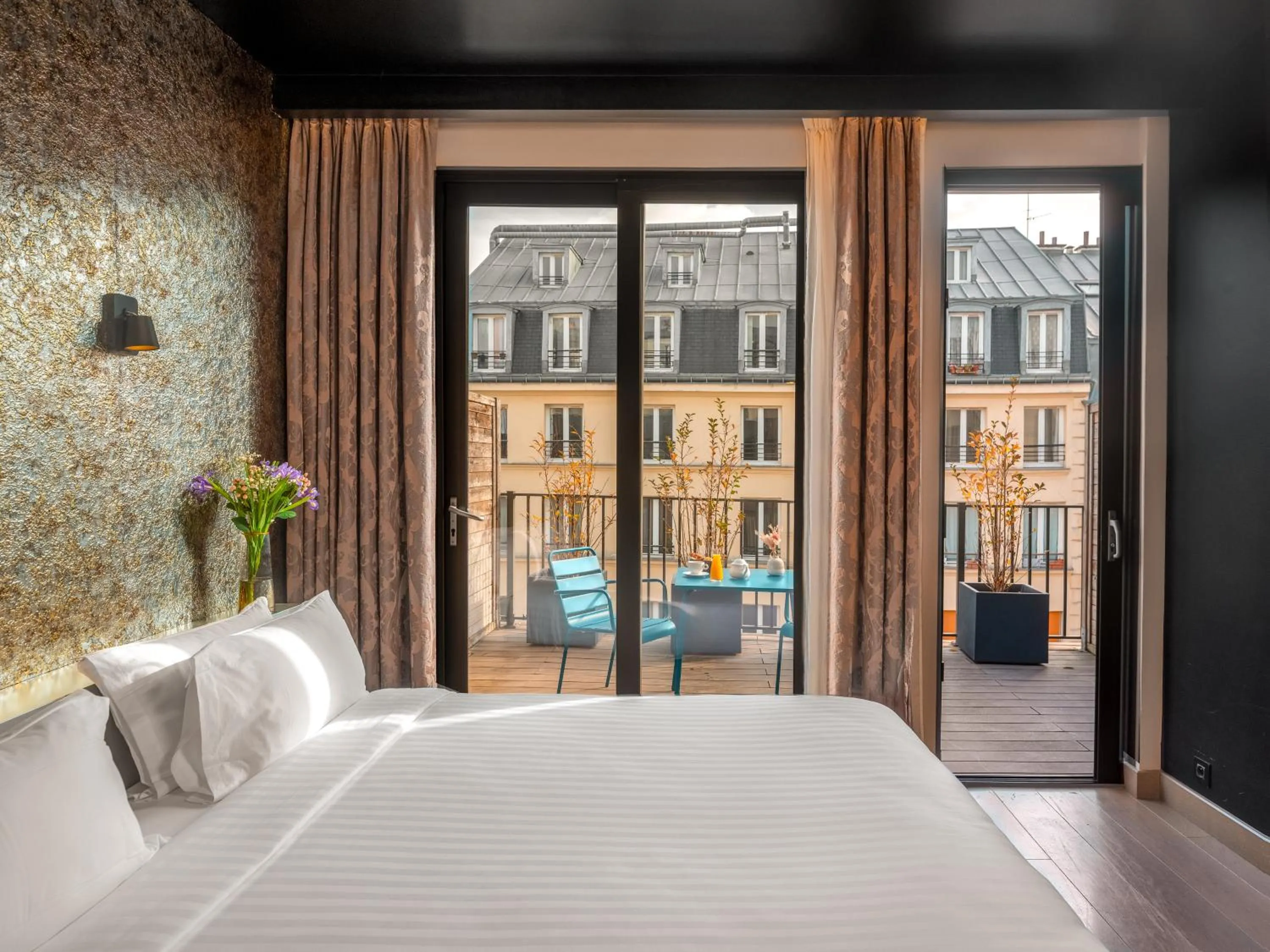 Superior Double Room with Terrace in Grand Hotel Lafayette