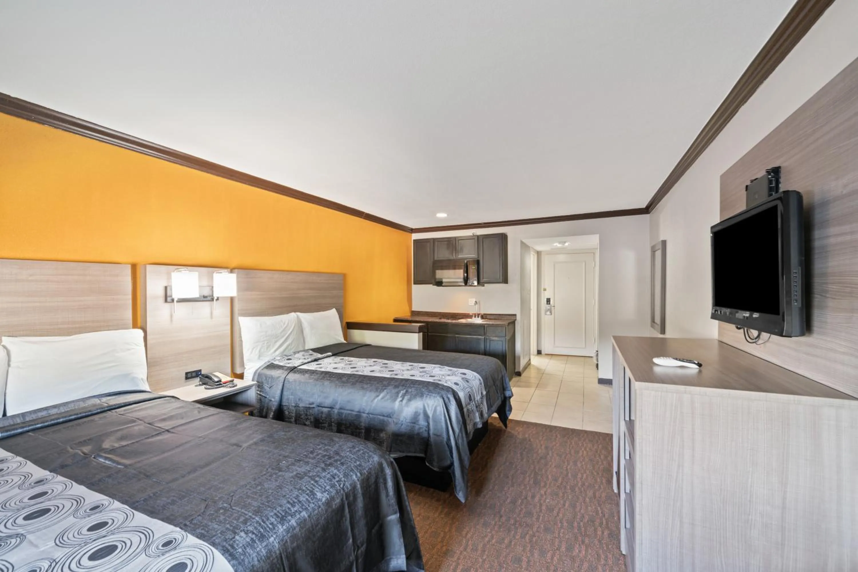 Double Room with Two Double Beds and Kitchenette - Non-Smoking in Americas Best Value Inn & Suites Brenham