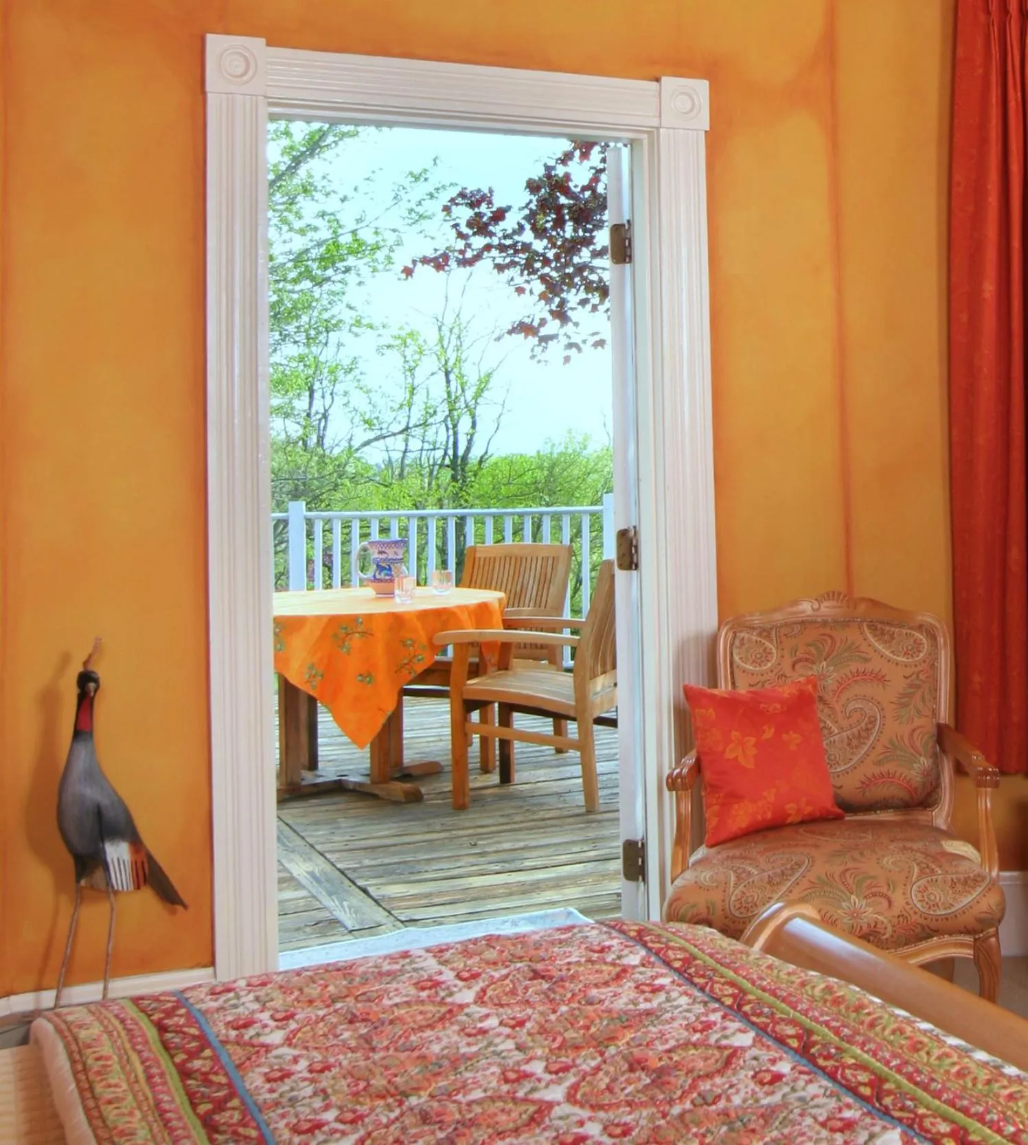 King Suite with Balcony in L'Auberge Provencale Inn & Restaurant