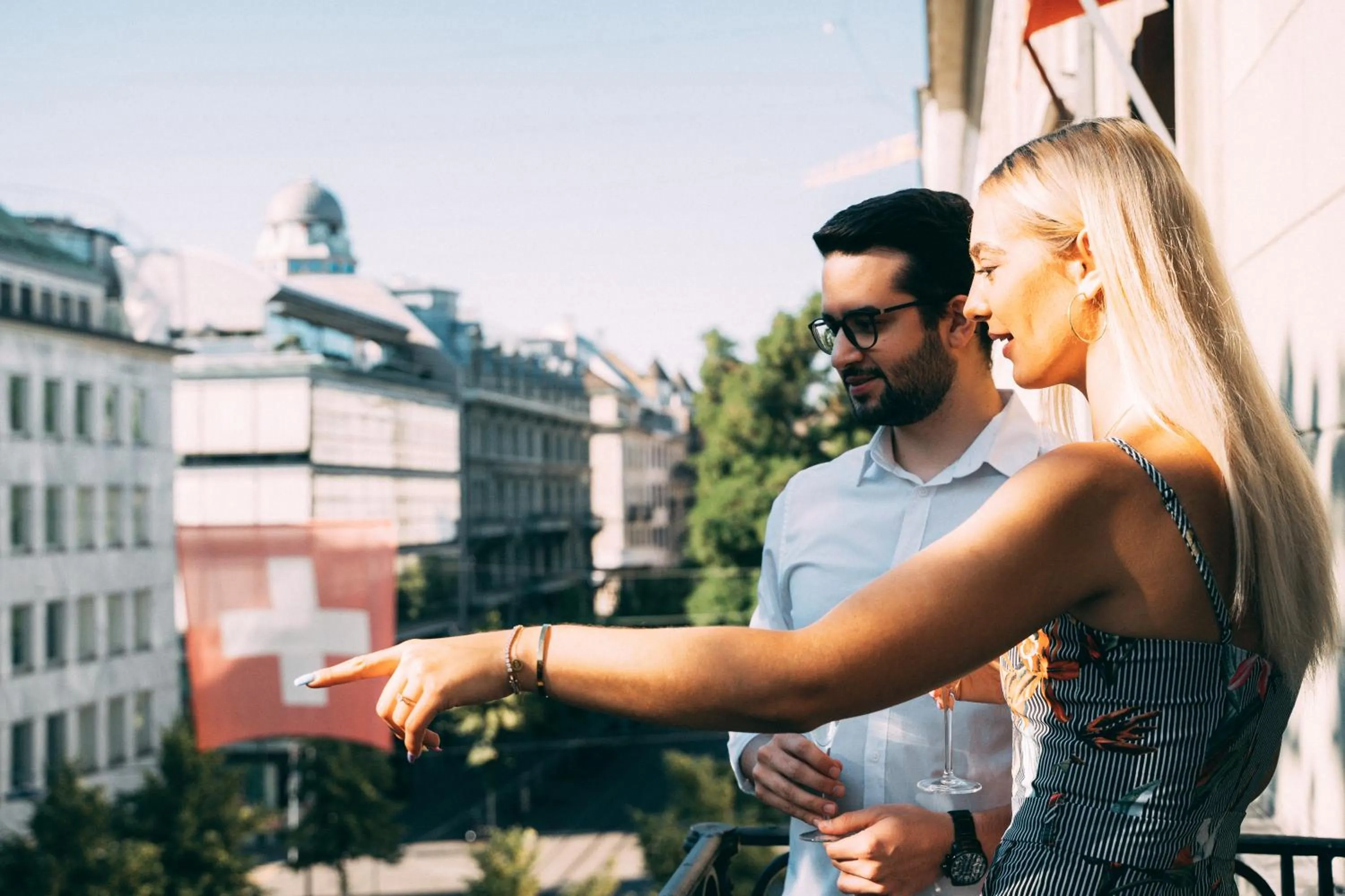 Junior Suite with Balcony in Hotel St.Gotthard