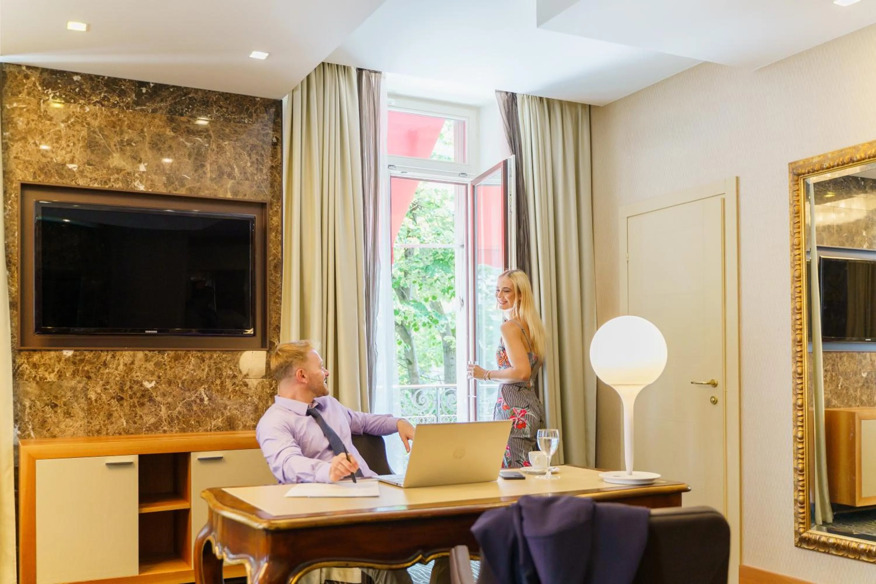 Suite with Balcony in Hotel St.Gotthard