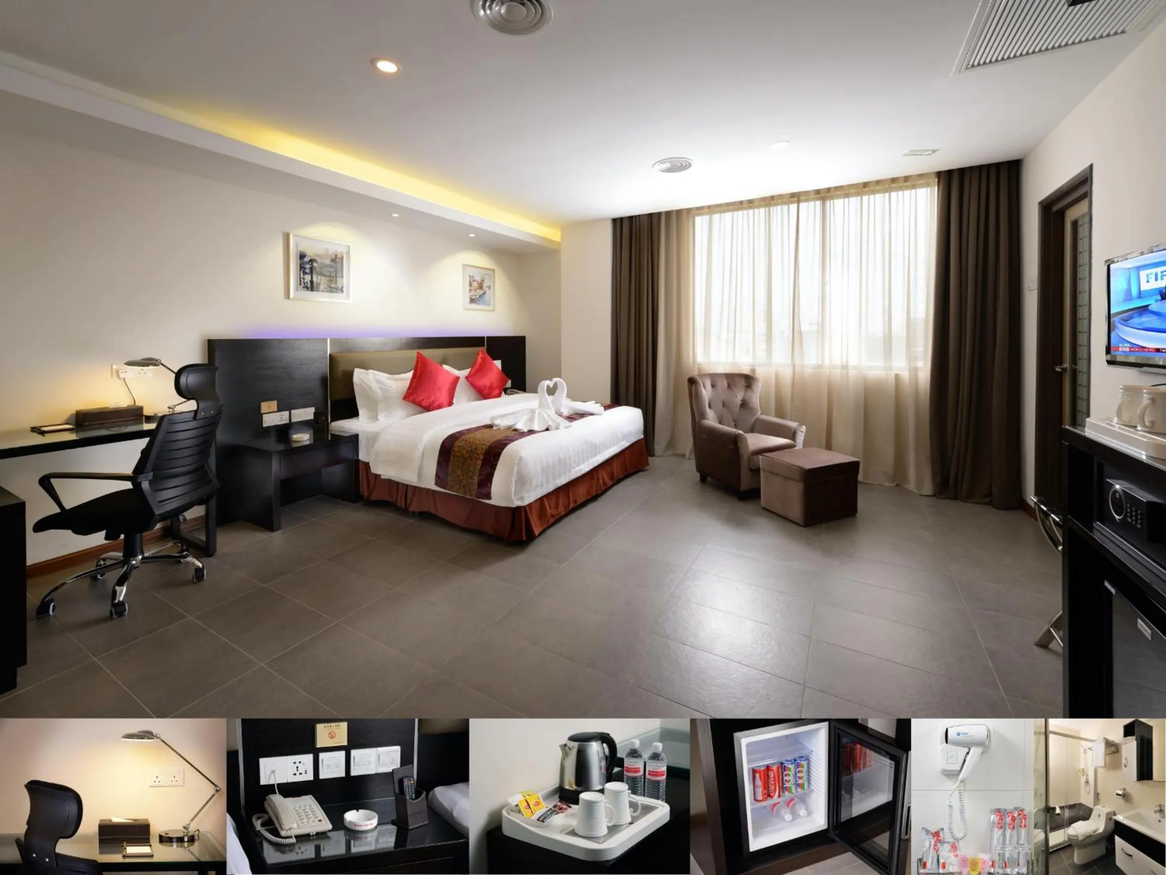 Large Double Room in E-RED HOTEL KUANTAN